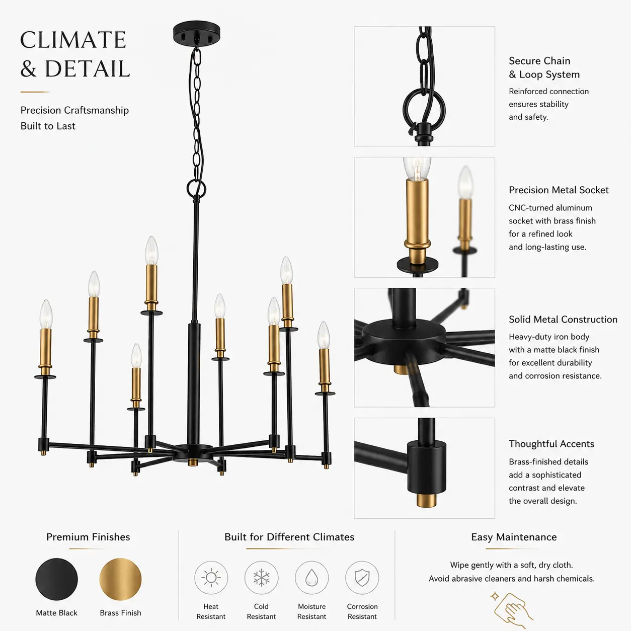 Regalia-Tiered-8‑Light-Pendant-with-Matte-Black-Brass-Finish-2 Regalia-Tiered-8‑Light-Pendant-with-Matte-Black-Brass-Finish-2