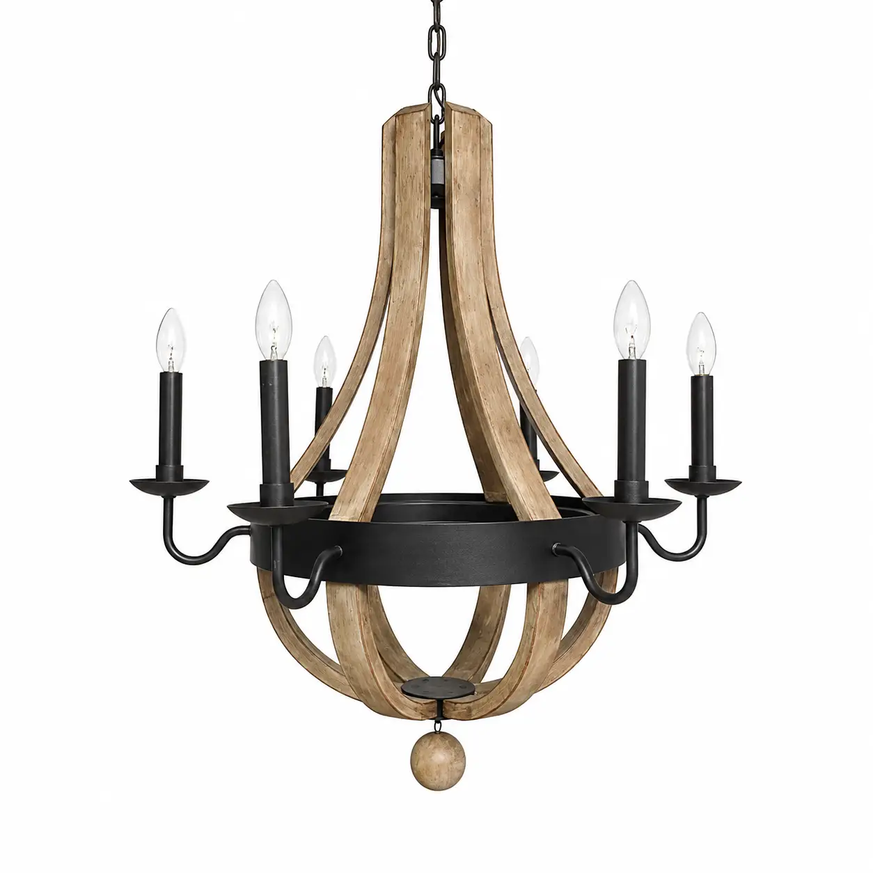 Valmont-6-Light-Rustic-Wood-and-Iron-Chandelier-1 Valmont-6-Light-Rustic-Wood-and-Iron-Chandelier-1