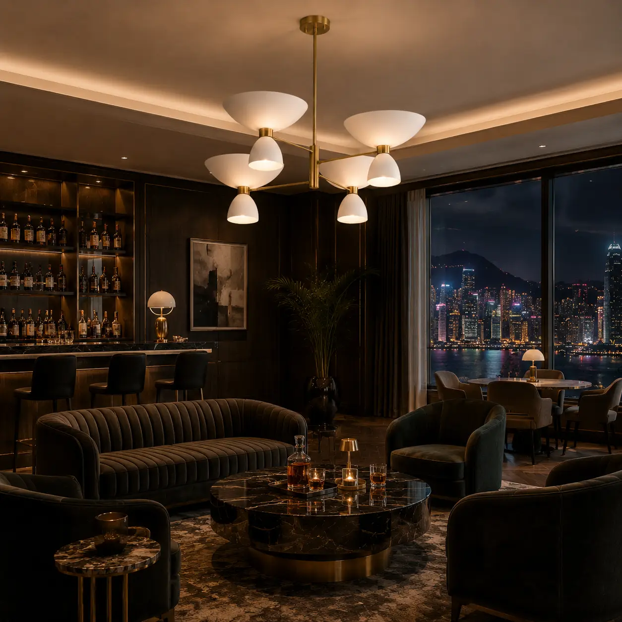 Virello Chandelier in Hotel VIP Lounge