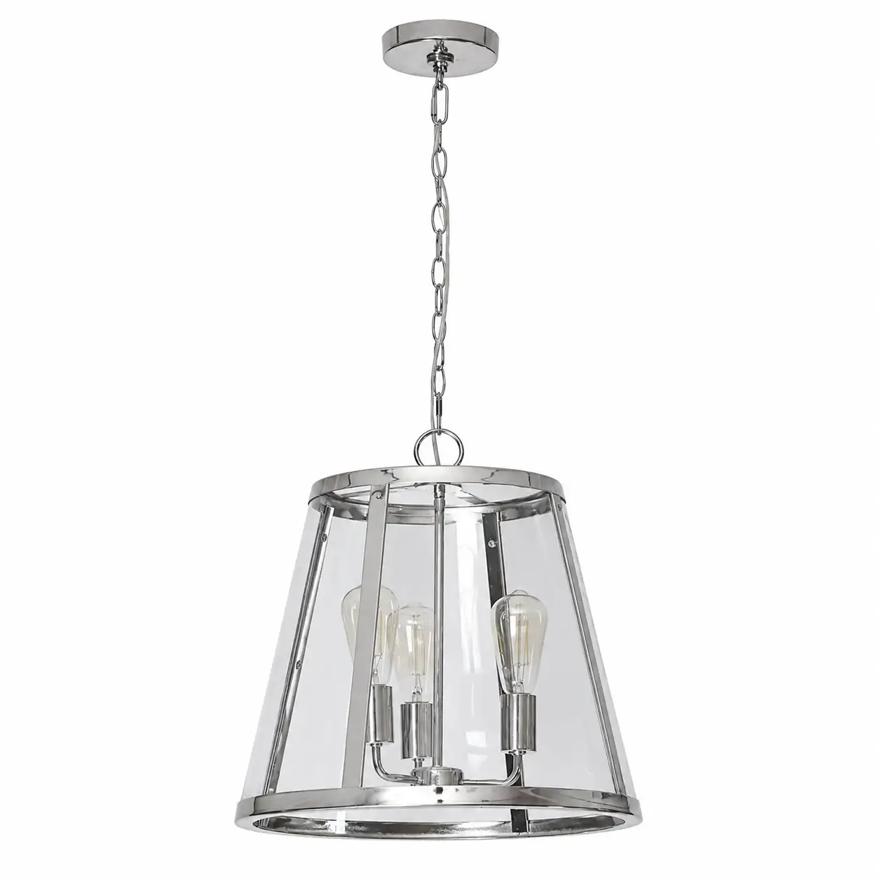 Vista-Polished-Nickel-3-Light-Tapered-Lantern-Pendant-1 Vista-Polished-Nickel-3-Light-Tapered-Lantern-Pendant-1