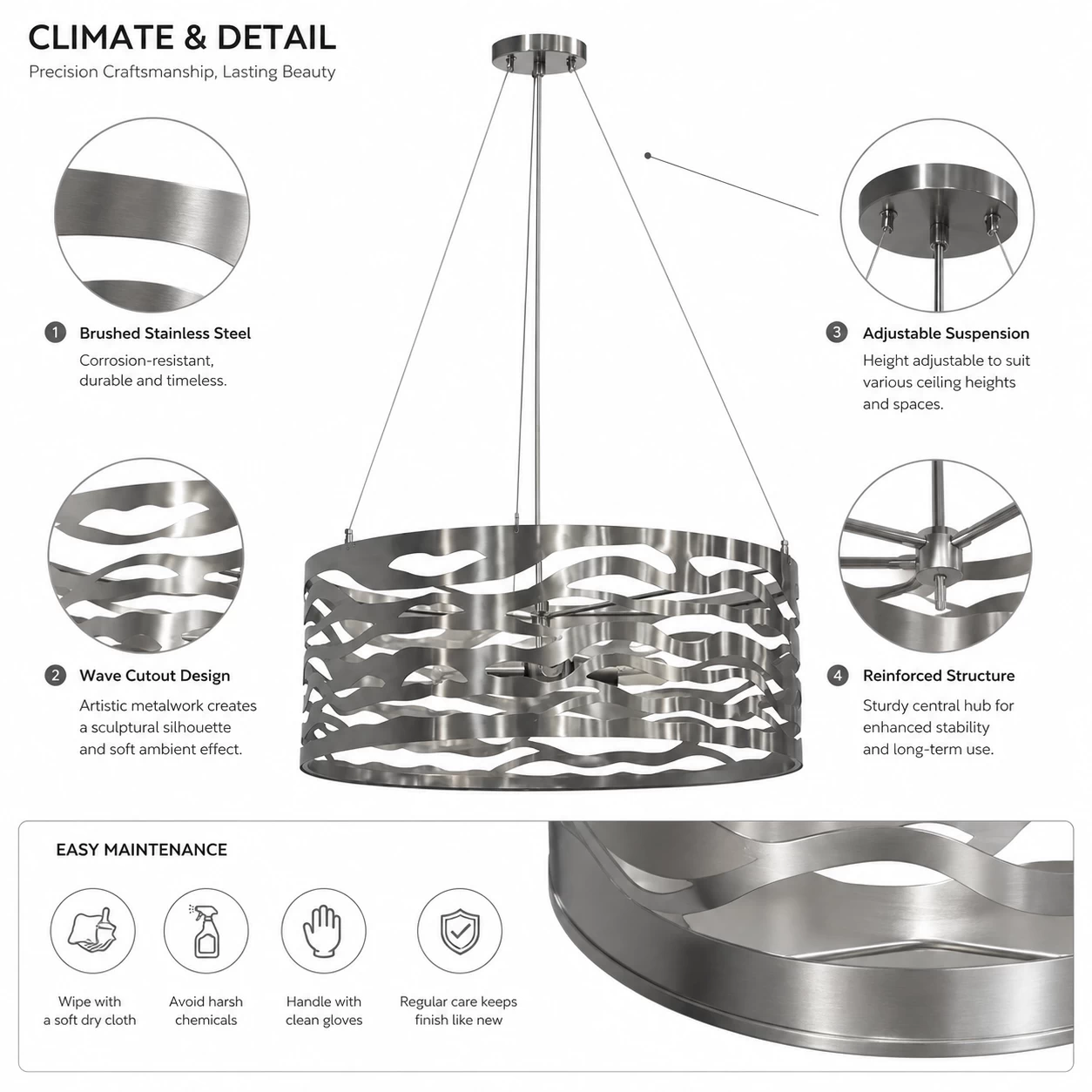 Zenith-Wave-4-Light-Sculptural-Pendant-2 Zenith-Wave-4-Light-Sculptural-Pendant-2