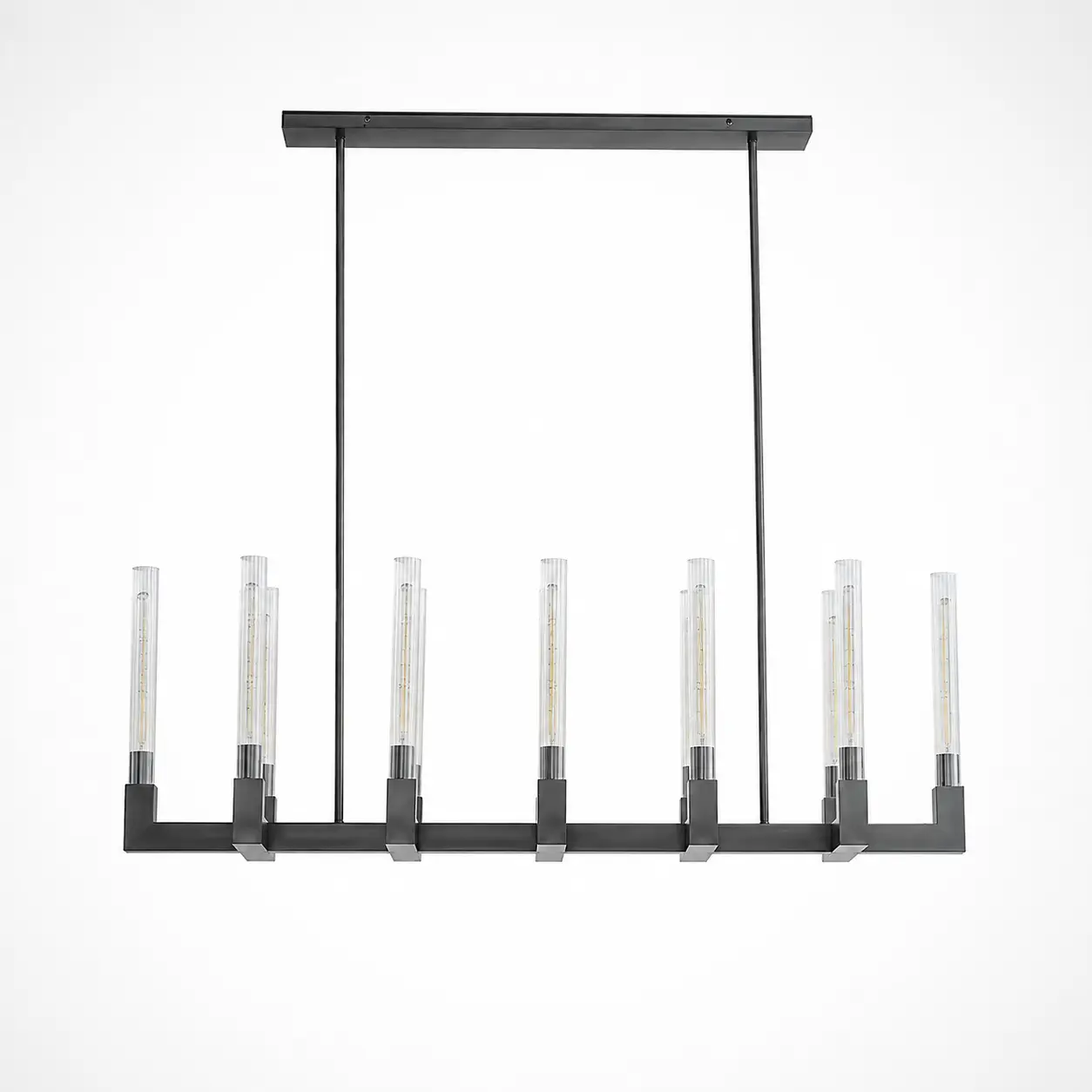 Aero-Linear-12-Light-Industrial-Bar-Pendant-1 Aero-Linear-12-Light-Industrial-Bar-Pendant-1