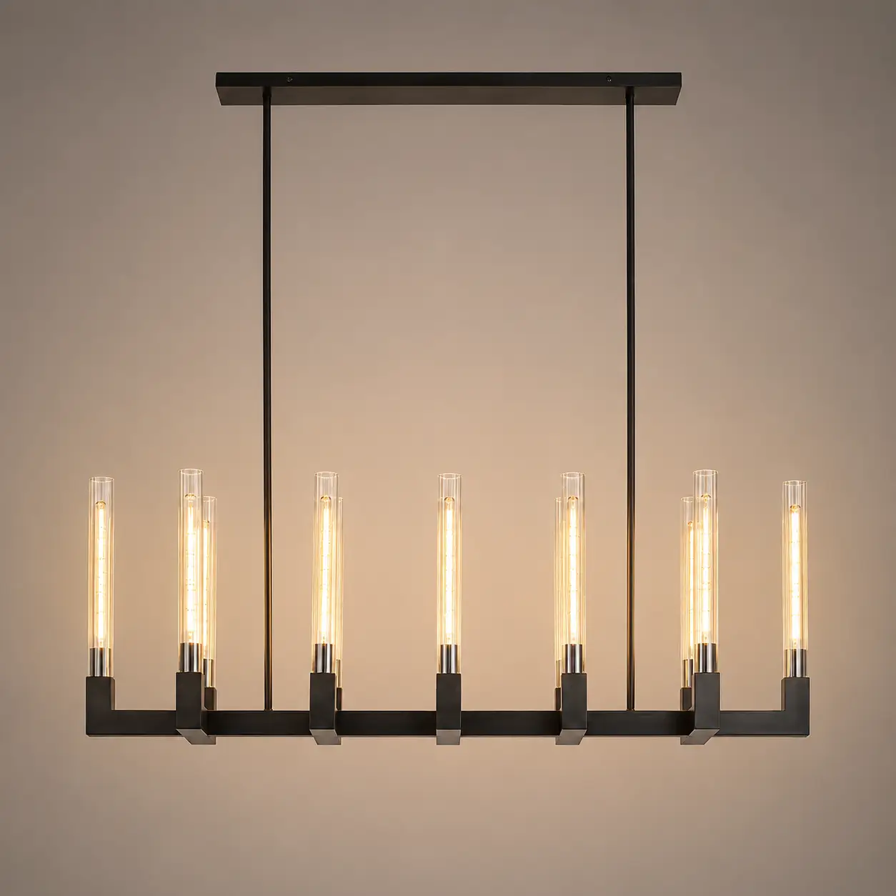 Aero-Linear-12-Light-Industrial-Bar-Pendant-3 Aero-Linear-12-Light-Industrial-Bar-Pendant-3