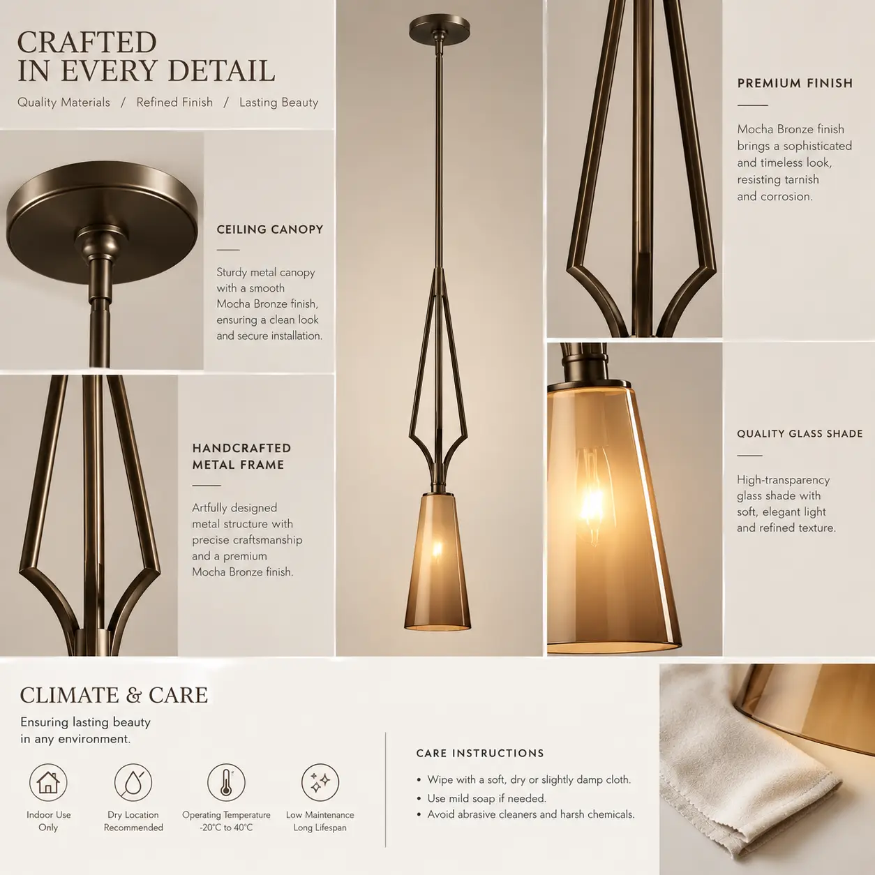Aldora-1-Light-Handcrafted-Metal-Pendant-with-Mocha-Bronze-Finish-2 Aldora-1-Light-Handcrafted-Metal-Pendant-with-Mocha-Bronze-Finish-2