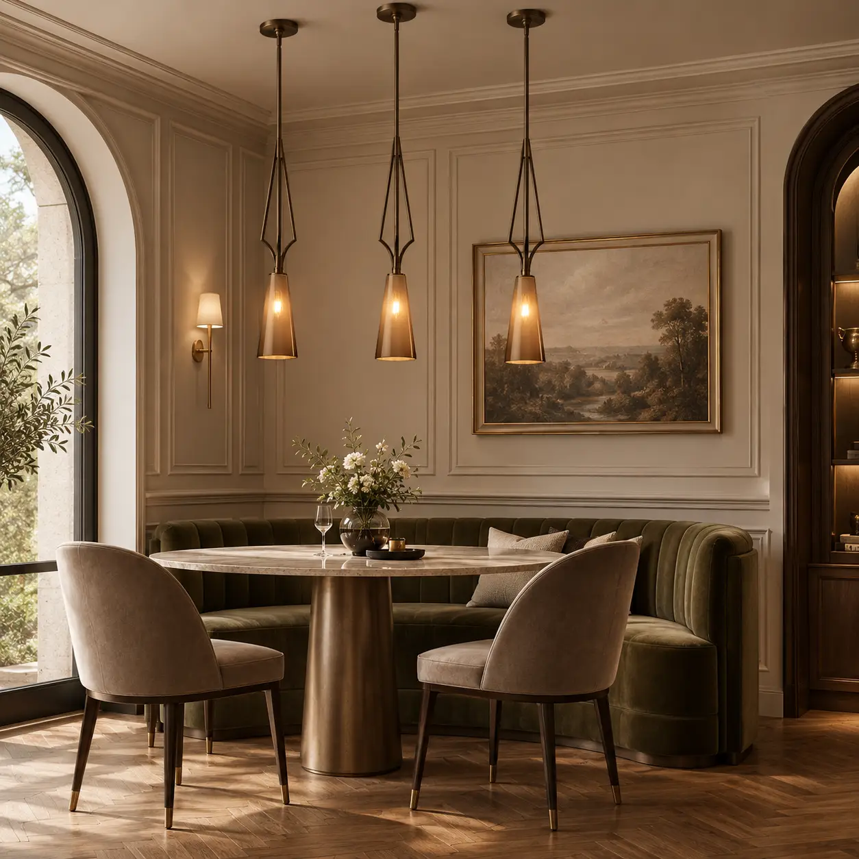 Aldora-1-Light-Handcrafted-Metal-Pendant-with-Mocha-Bronze-Finish-French-Transitional-Neoclassical-Dining-Nooks Aldora-1-Light-Handcrafted-Metal-Pendant-with-Mocha-Bronze-Finish-French-Transitional-Neoclassical-Dining-Nooks