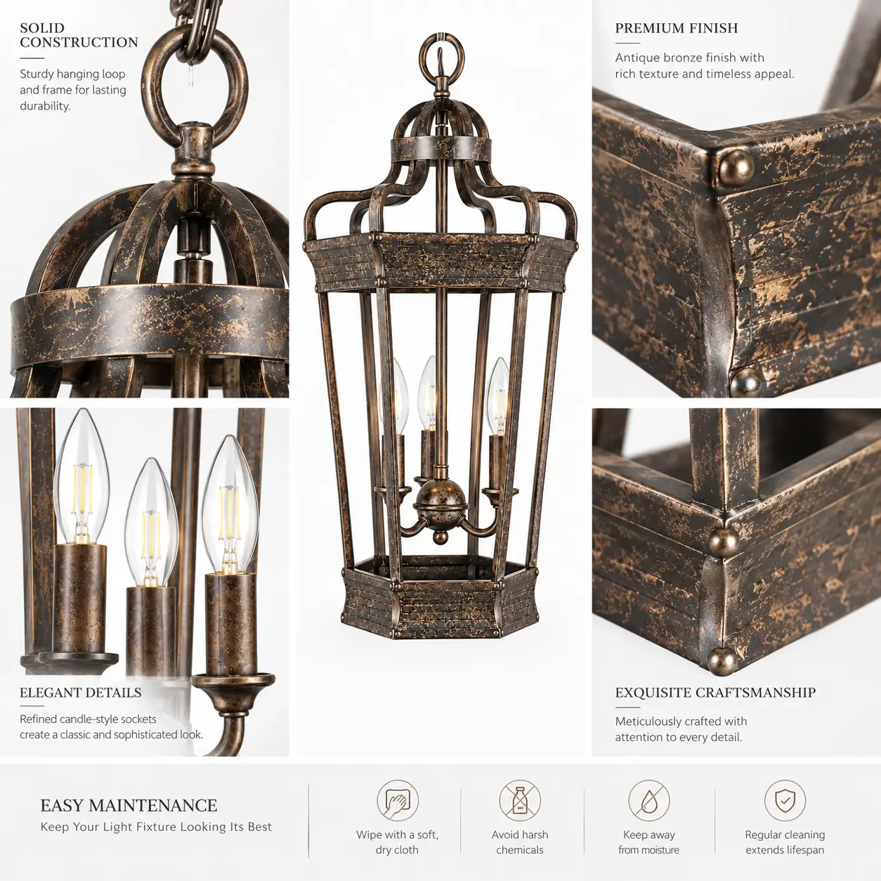 Antique-Bronze-3-Light-Lantern-Pendant-Light-2 Antique-Bronze-3-Light-Lantern-Pendant-Light-2
