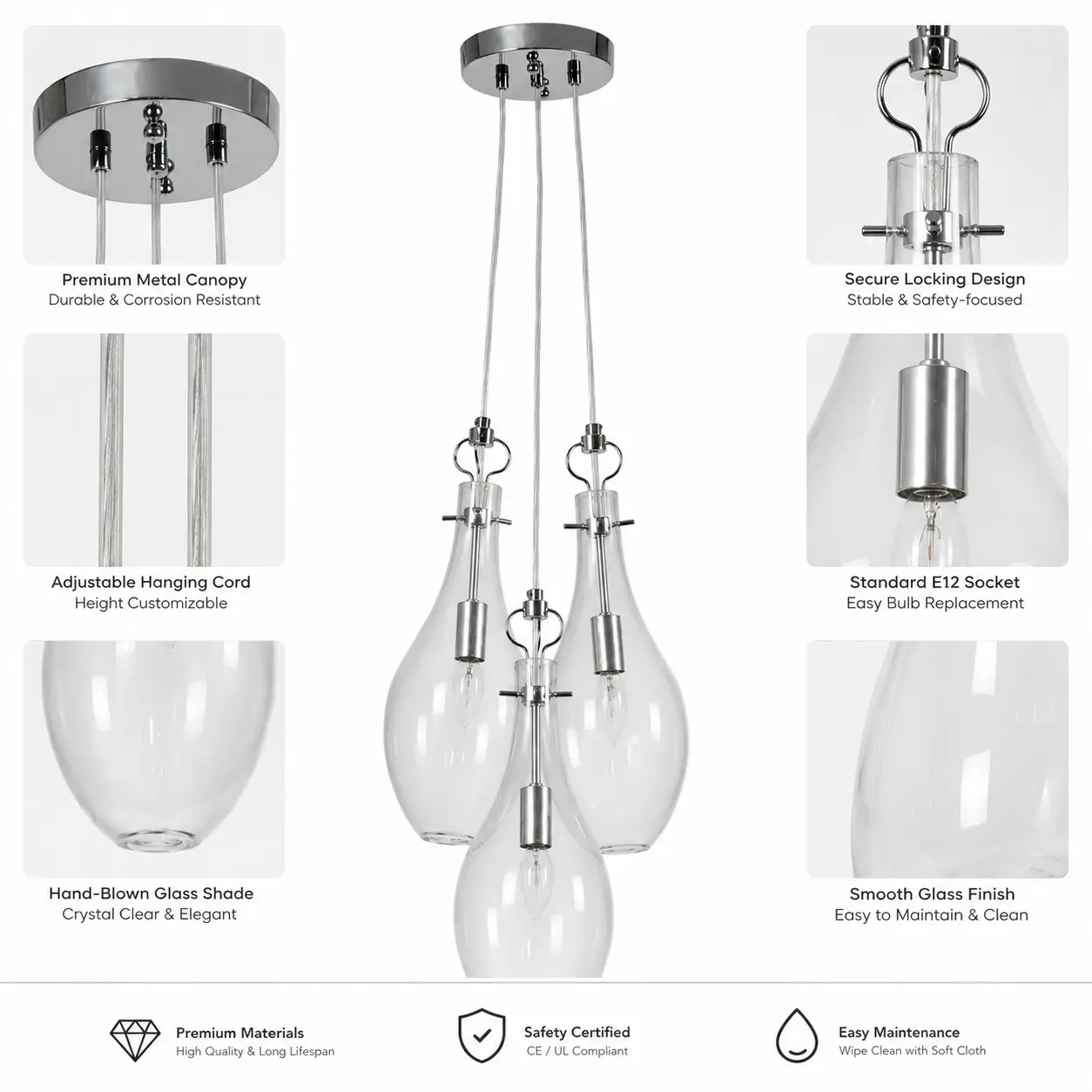 Aqua-Droplet-3-Light-Glass-Cluster-Pendant-2 Aqua-Droplet-3-Light-Glass-Cluster-Pendant-2