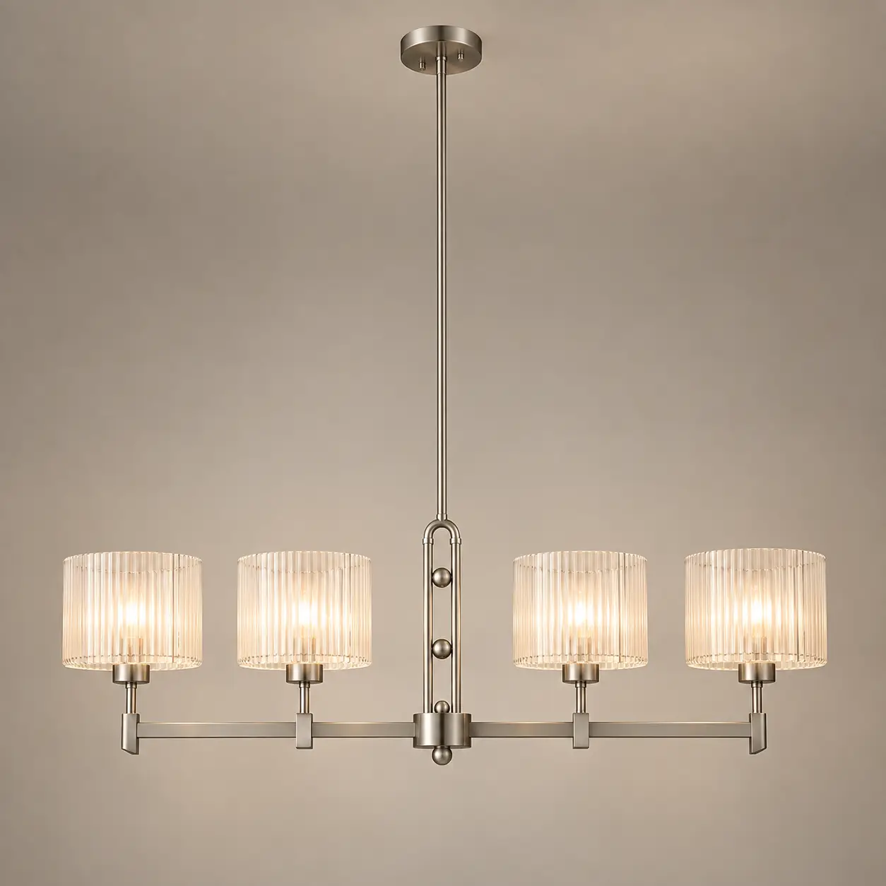 Architectural-Linear-Modern-Satin-Nickel-4-Light-Pendant-3 Architectural-Linear-Modern-Satin-Nickel-4-Light-Pendant-3