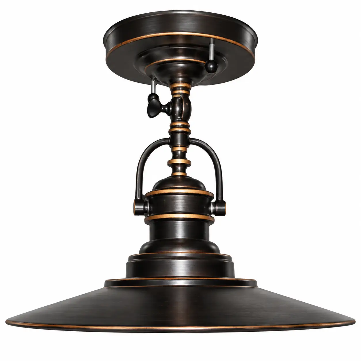 Ardente-Vintage-Loft-1-Light-Semi-Flush-Pendant-in-Oil-Rubbed-Bronze-Finish-1 Ardente-Vintage-Loft-1-Light-Semi-Flush-Pendant-in-Oil-Rubbed-Bronze-Finish-1
