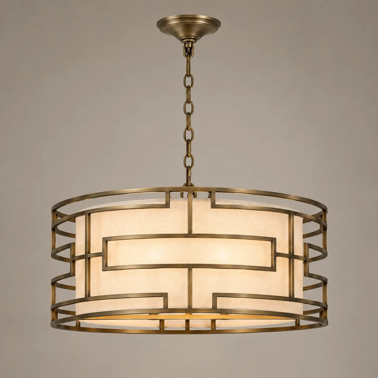 Art-Deco-Labyrinth-4-Light-Drum-Pendant-3 Art-Deco-Labyrinth-4-Light-Drum-Pendant-3