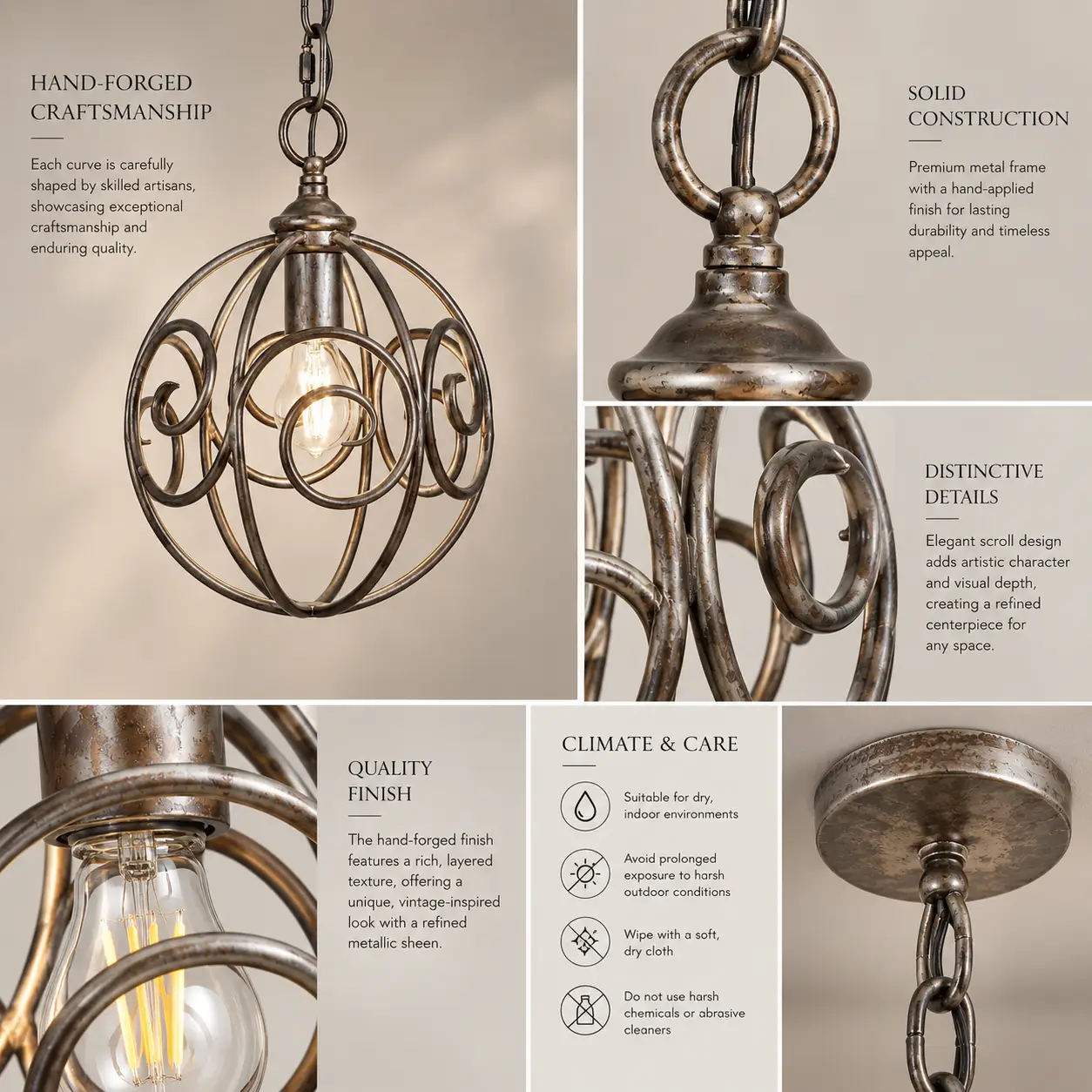 Artisan-Scroll-Hand-Forged-1-Light-Mini-Pendant-2 Artisan-Scroll-Hand-Forged-1-Light-Mini-Pendant-2