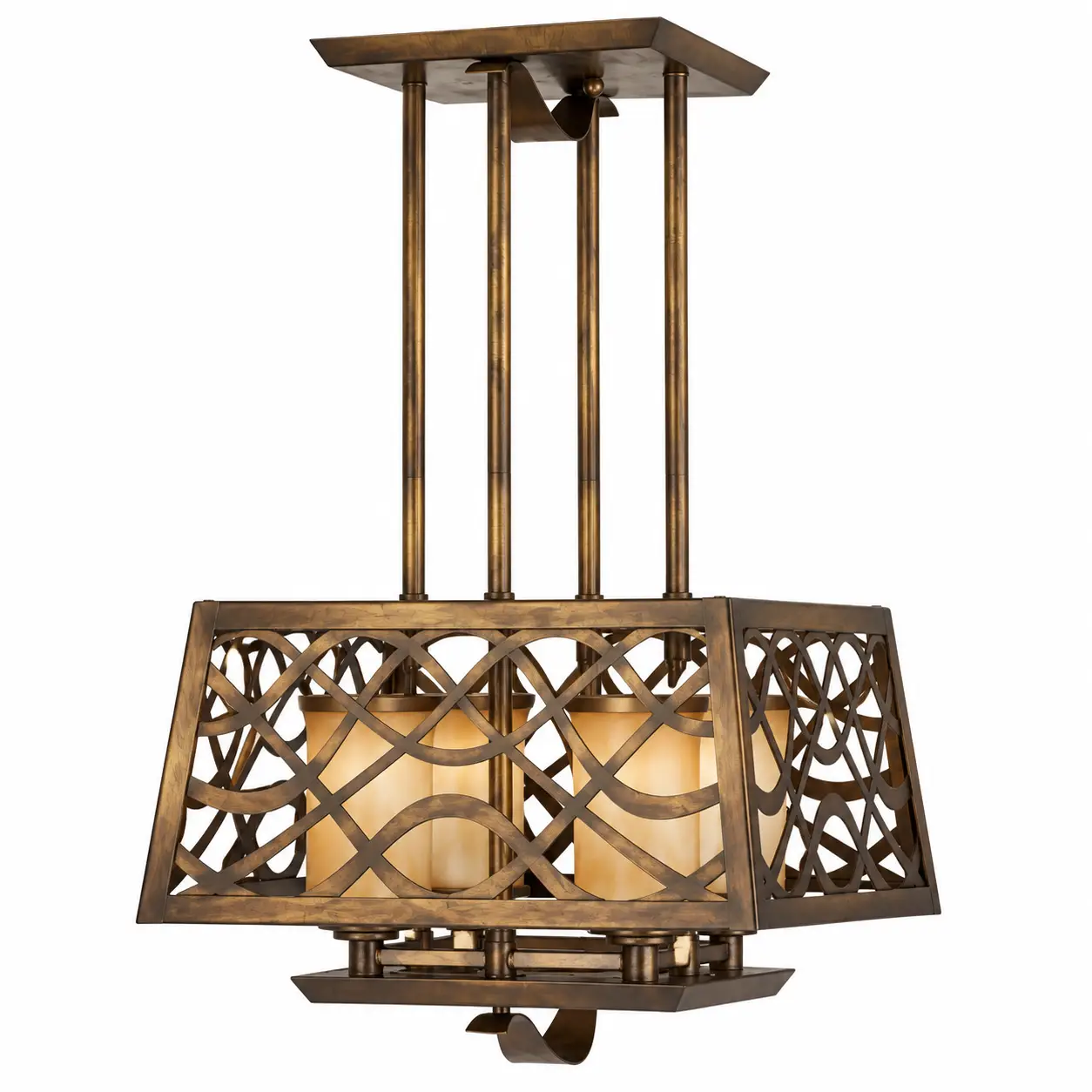 Artisan-Weave-Bronze-4-Light-Pendant-1 Artisan-Weave-Bronze-4-Light-Pendant-1