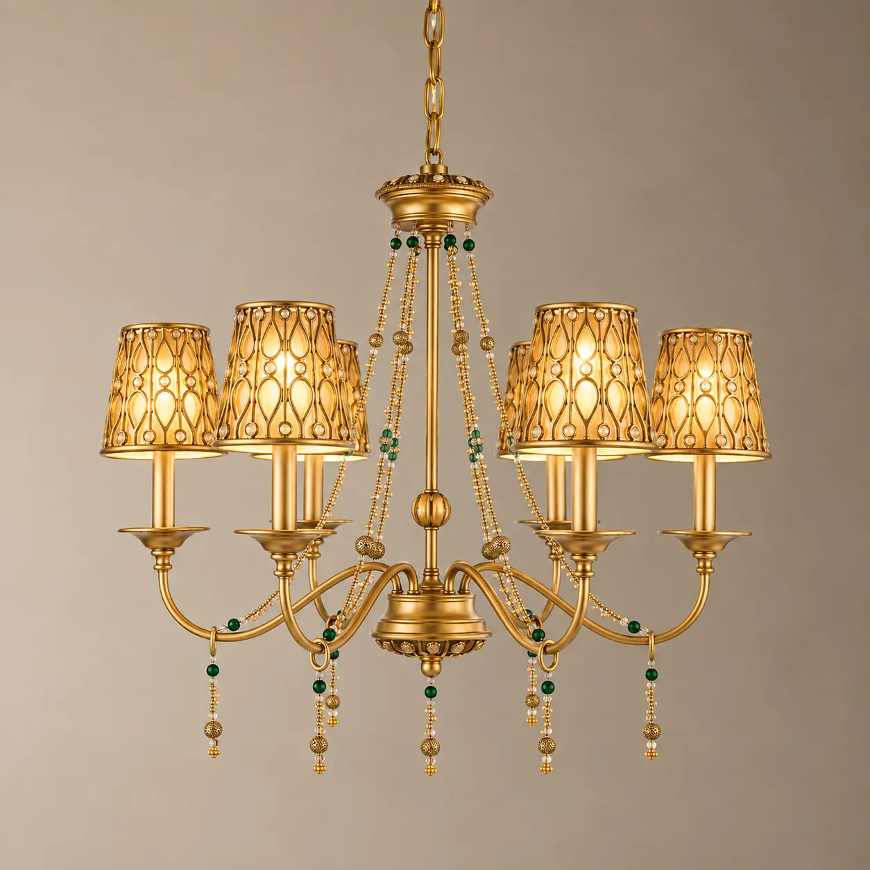 Aurelia-6-Light-Handcrafted-Gold-Chandelier-with-Beaded-Accents-3 Aurelia-6-Light-Handcrafted-Gold-Chandelier-with-Beaded-Accents-3