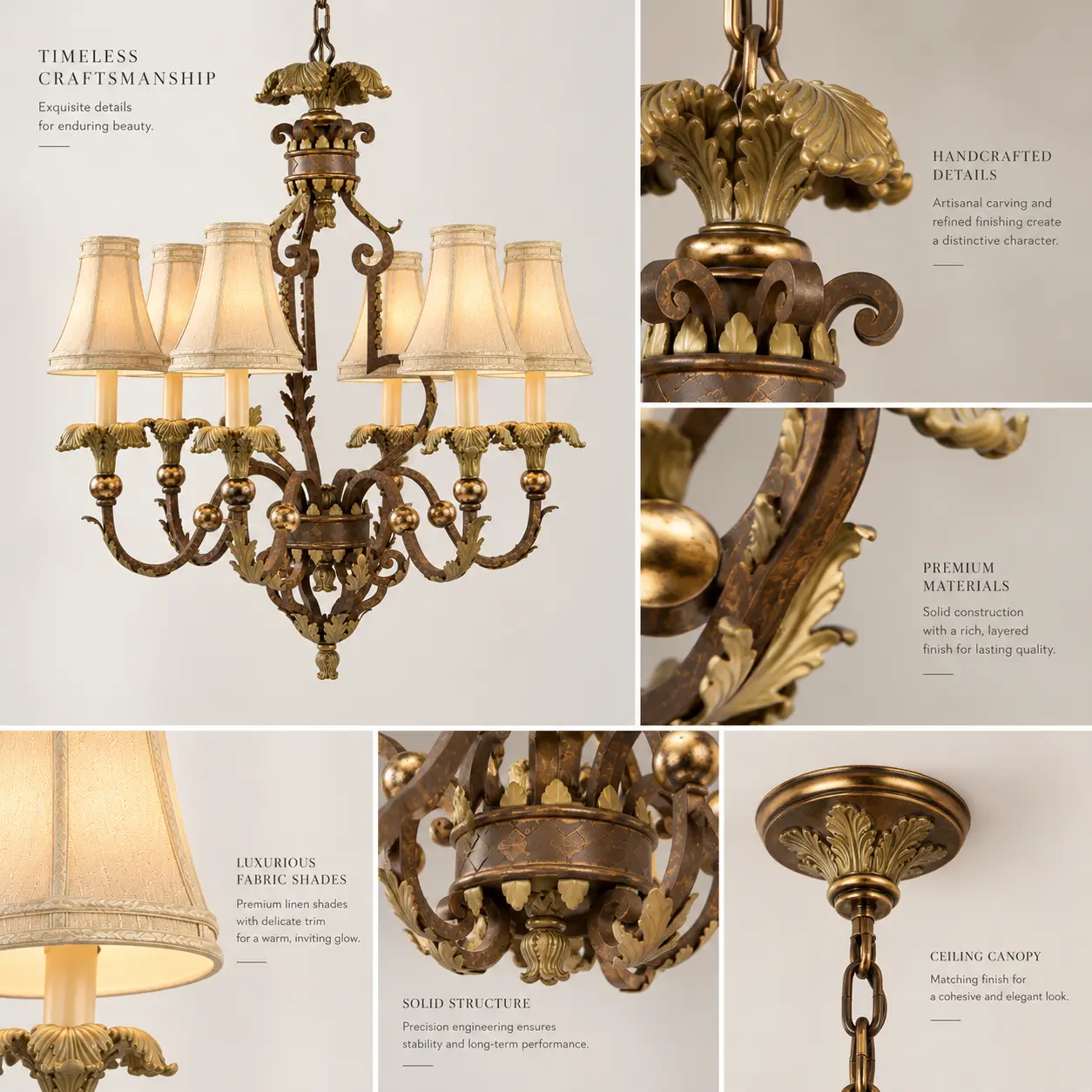 Baroque-Flora-6-Light-Chandelier-2 Baroque-Flora-6-Light-Chandelier-2
