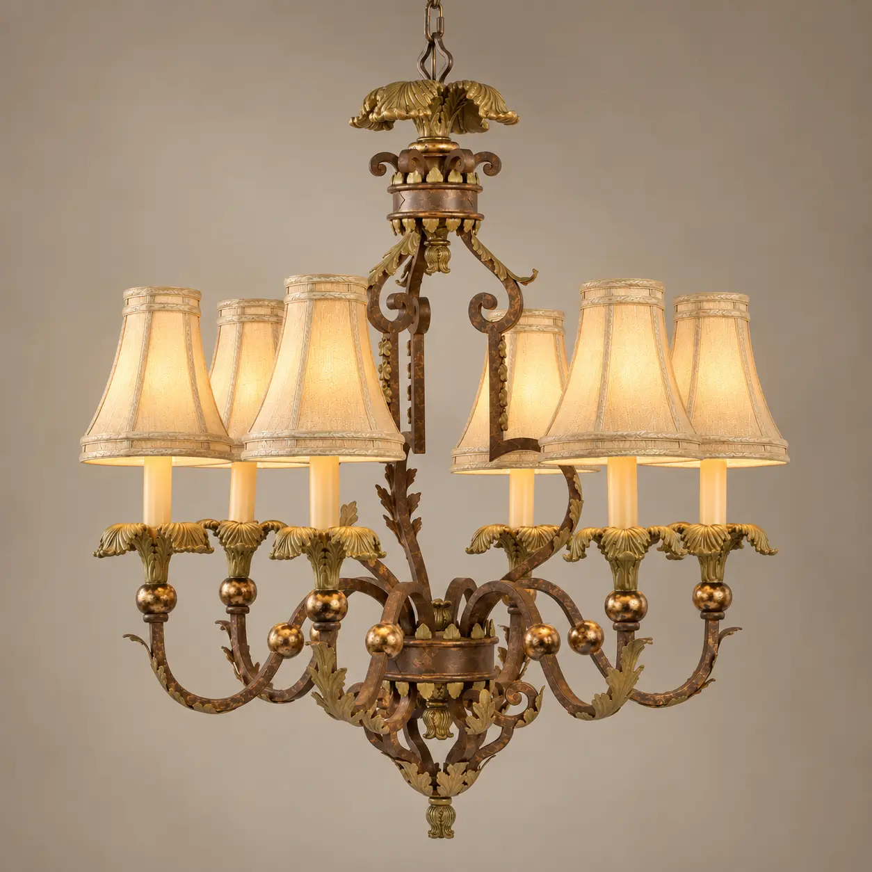 Baroque-Flora-6-Light-Chandelier-3 Baroque-Flora-6-Light-Chandelier-3