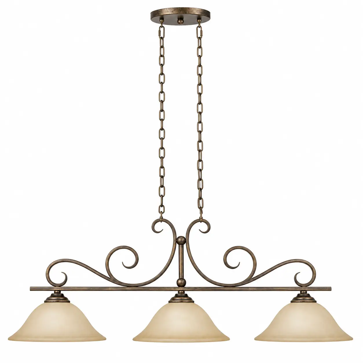 Bistro-Scroll-3-Light-Linear-Island-Pendant-1 Bistro-Scroll-3-Light-Linear-Island-Pendant-1
