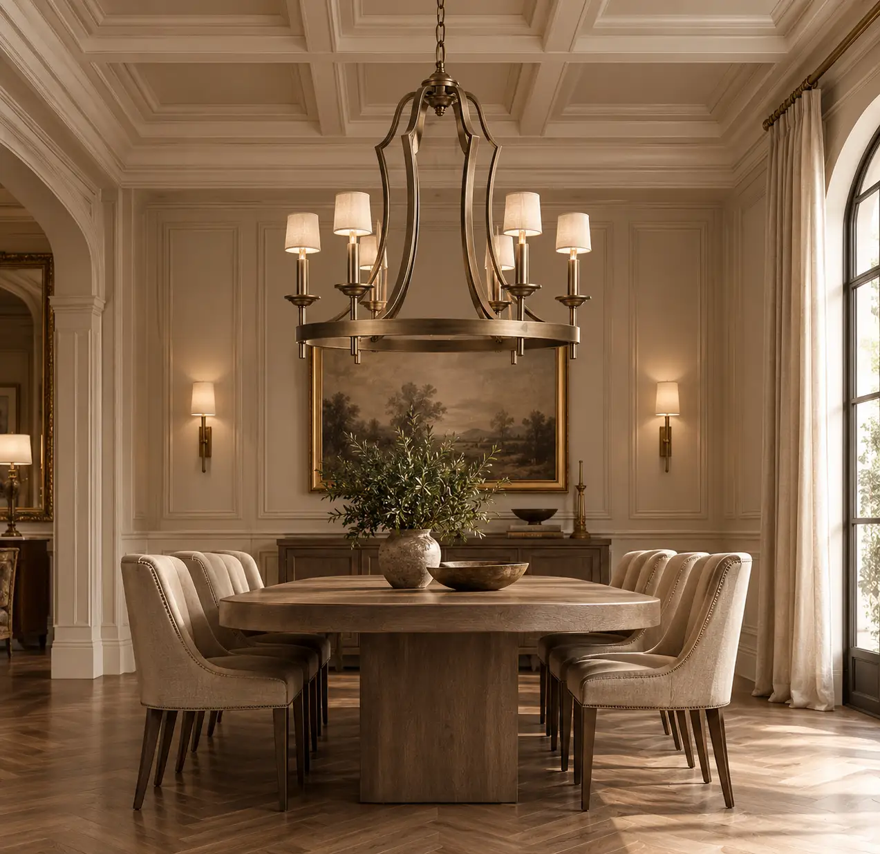 Cambridge-6-Light-Handcrafted-Metal-Chandelier-neoclassical-transitional-elegance Cambridge-6-Light-Handcrafted-Metal-Chandelier-neoclassical-transitional-elegance