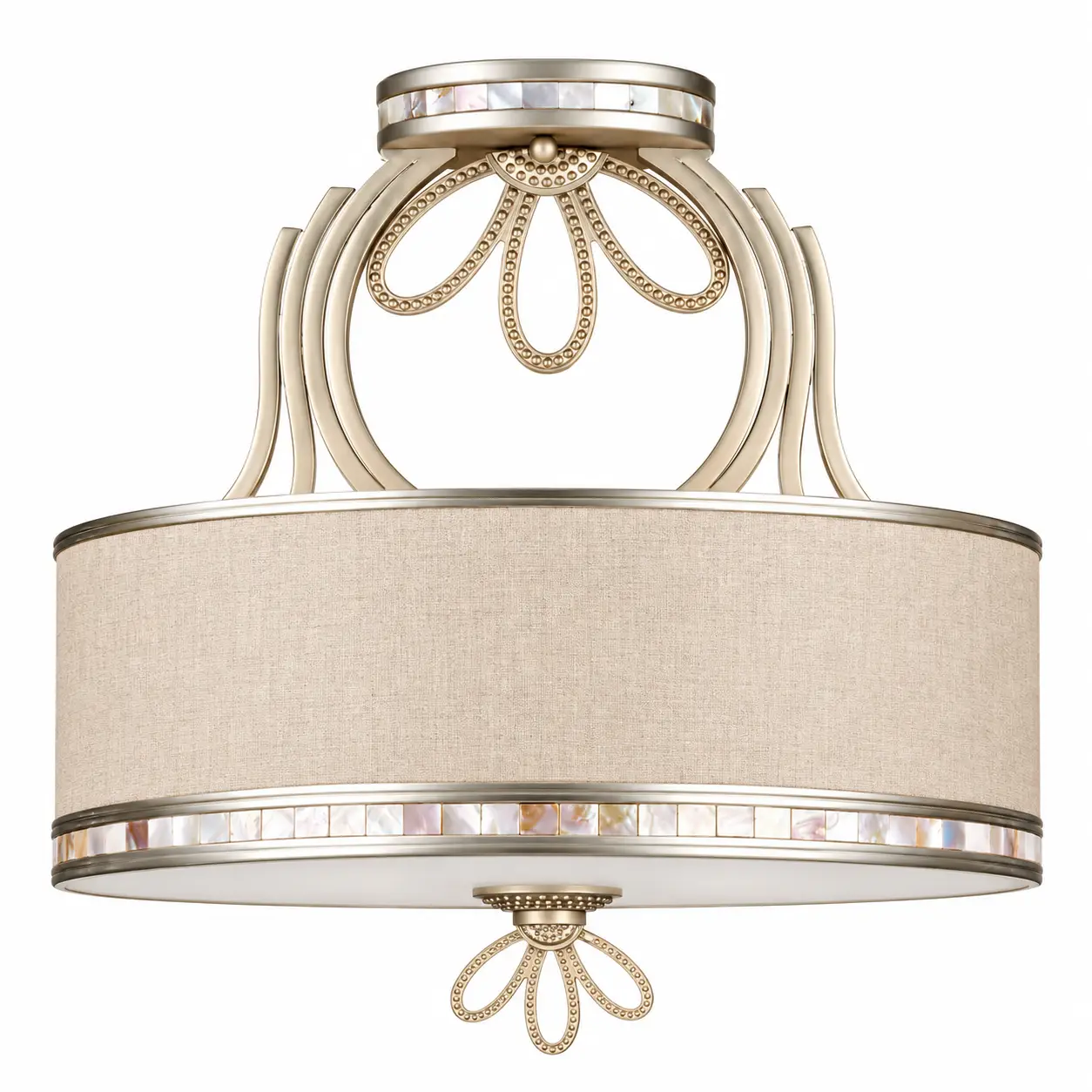 Celestial-Bloom-Semi-Flush-Drum-Light-1 Celestial-Bloom-Semi-Flush-Drum-Light-1