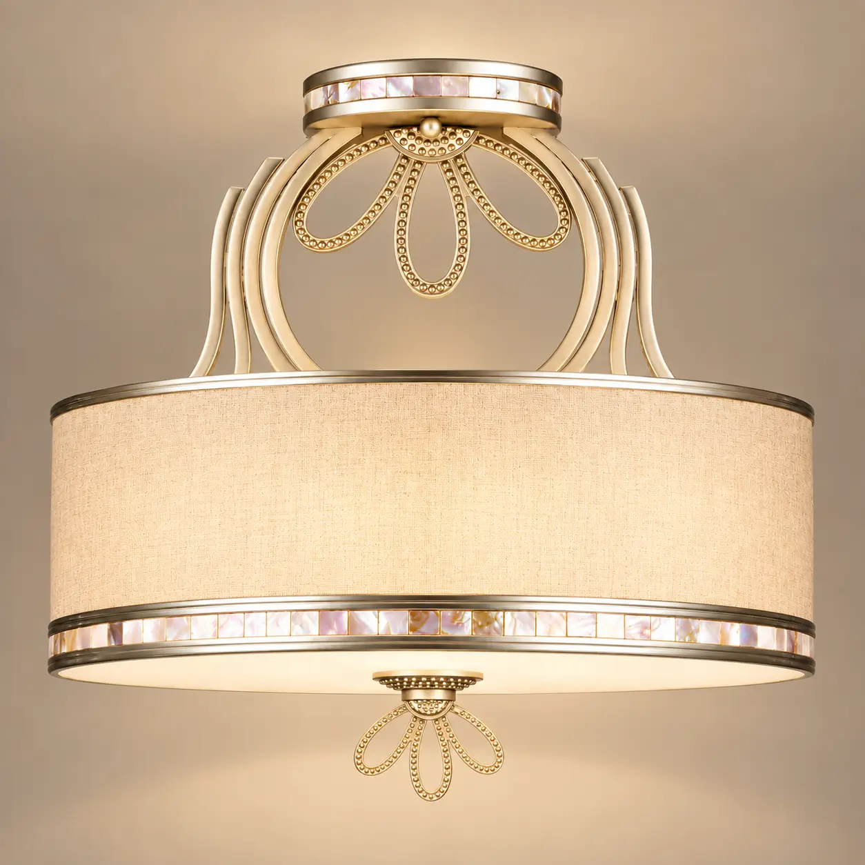 Celestial-Bloom-Semi-Flush-Drum-Light-3 Celestial-Bloom-Semi-Flush-Drum-Light-3