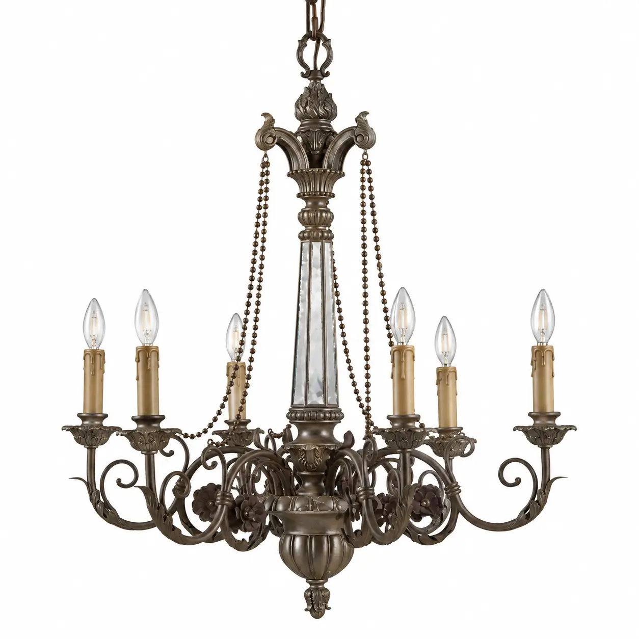 Chateau-Relic-French-Country-6-Light-Chandelier-1 Chateau-Relic-French-Country-6-Light-Chandelier-1