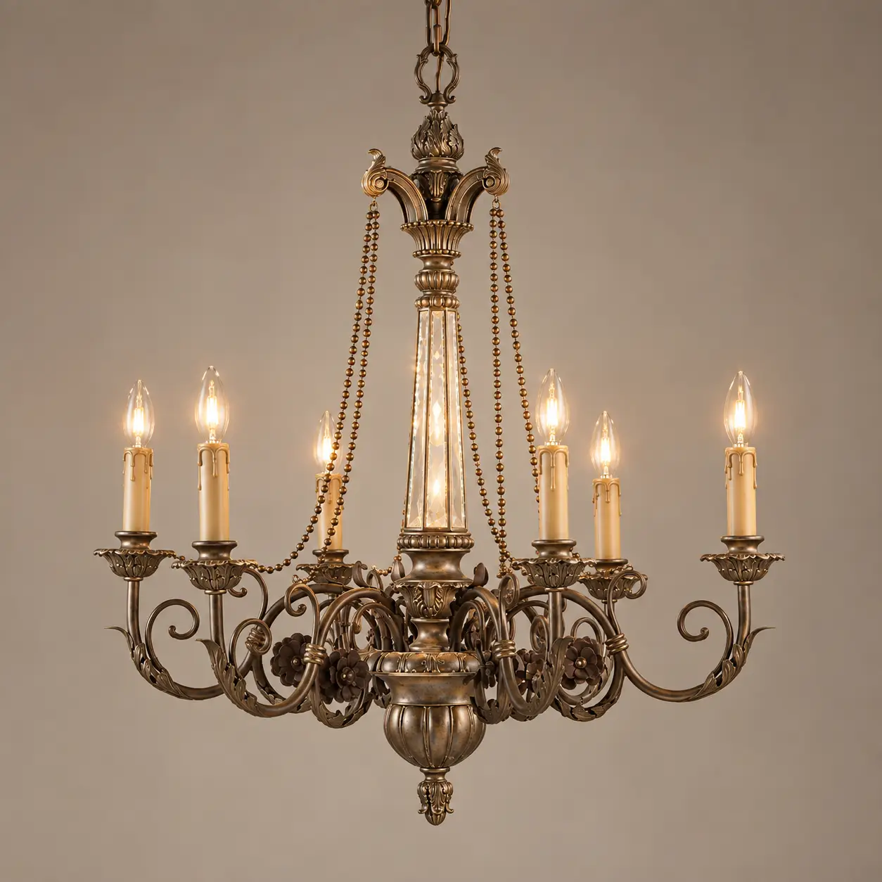 Chateau-Relic-French-Country-6-Light-Chandelier-3 Chateau-Relic-French-Country-6-Light-Chandelier-3