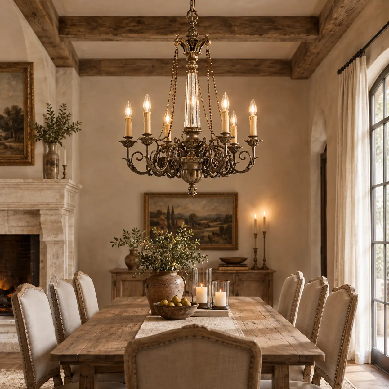 Chateau-Relic-French-Country-6-Light-Chandelier-French-Country-Estate-Provincial-Dining Chateau-Relic-French-Country-6-Light-Chandelier-French-Country-Estate-Provincial-Dining