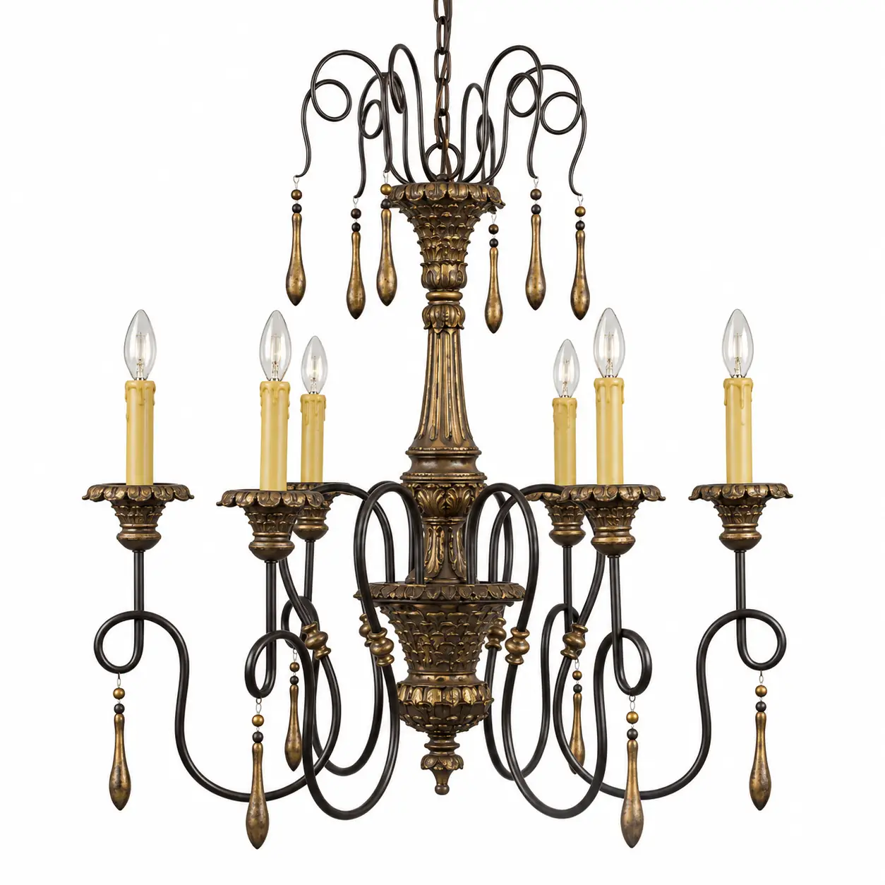 Chateau-dOr-6-Light-Handcrafted-Antique-Bronze-Chandelier-1 Chateau-dOr-6-Light-Handcrafted-Antique-Bronze-Chandelier-1