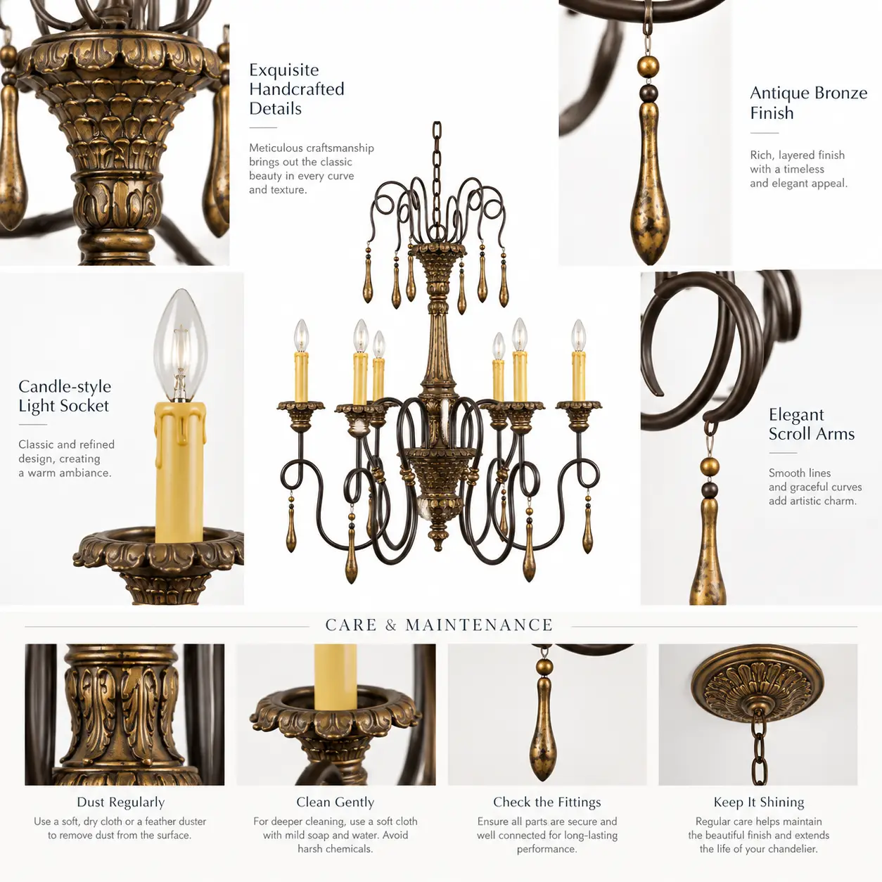 Chateau-dOr-6-Light-Handcrafted-Antique-Bronze-Chandelier-2 Chateau-dOr-6-Light-Handcrafted-Antique-Bronze-Chandelier-2