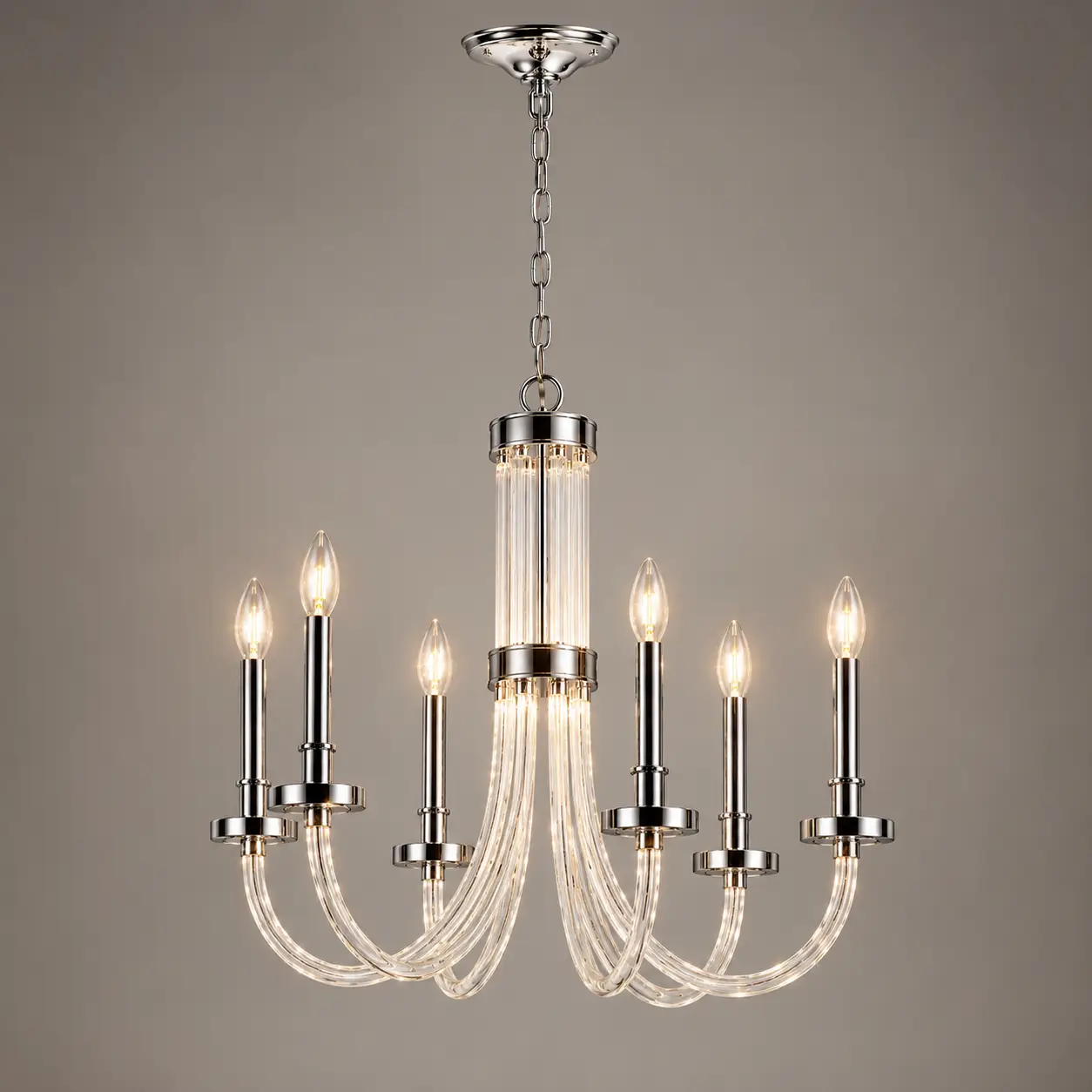 Crystal-Cascade-6-Light-Glamour-Chandelier-3 Crystal-Cascade-6-Light-Glamour-Chandelier-3