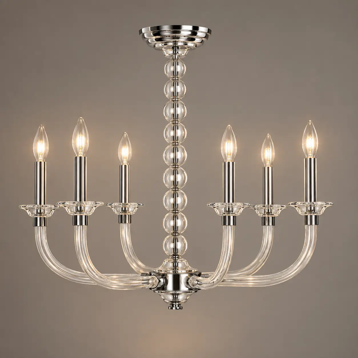 Crystal-Orbitesse-6-Light-Semi-Flush-Chandelier-3 Crystal-Orbitesse-6-Light-Semi-Flush-Chandelier-3