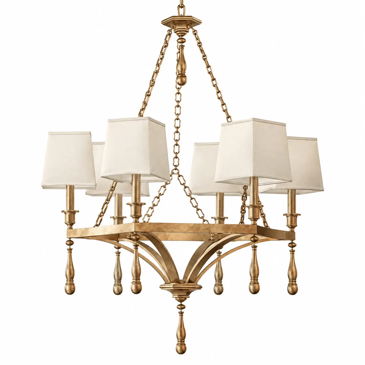 Evelyn-6-Light-Chandelier-in-Antique-Champagne-Gold-Finish-1 Evelyn-6-Light-Chandelier-in-Antique-Champagne-Gold-Finish-1