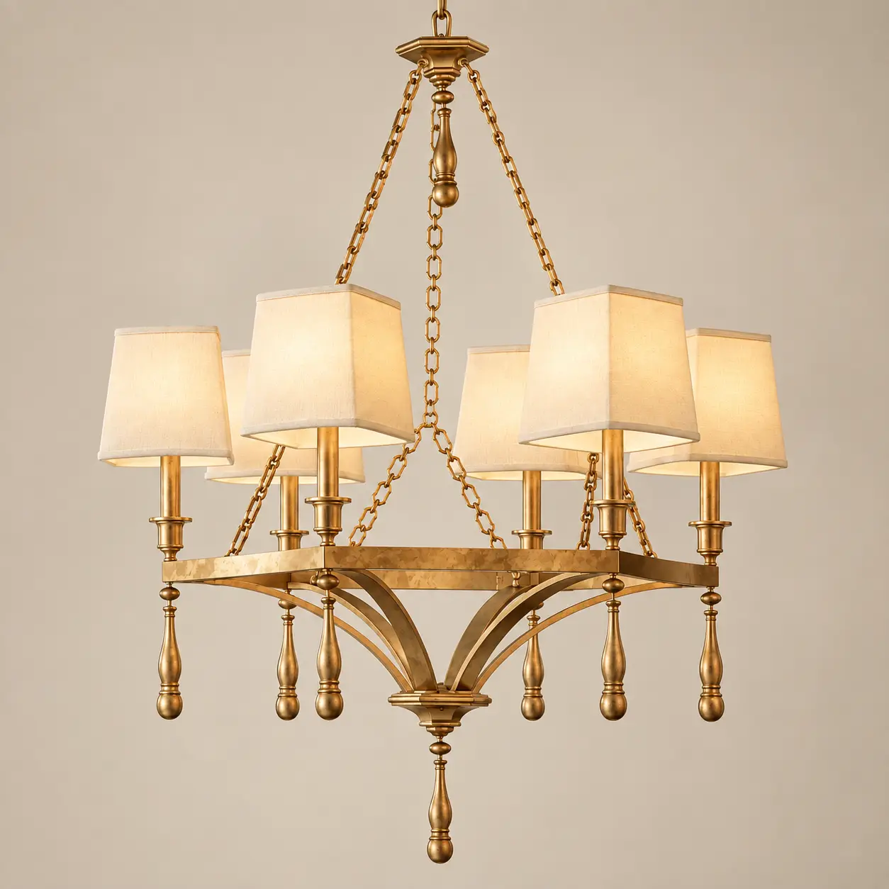 Evelyn-6-Light-Chandelier-in-Antique-Champagne-Gold-Finish-3 Evelyn-6-Light-Chandelier-in-Antique-Champagne-Gold-Finish-3