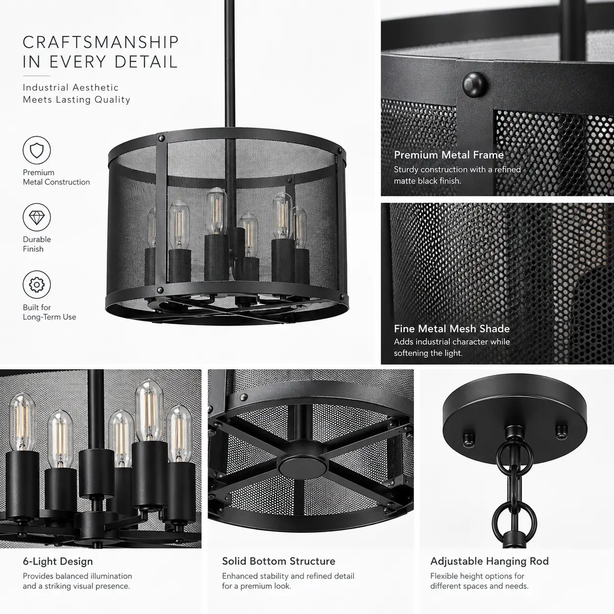 Factory-Loft-6-Light-Industrial-Drum-Pendant-2 Factory-Loft-6-Light-Industrial-Drum-Pendant-2