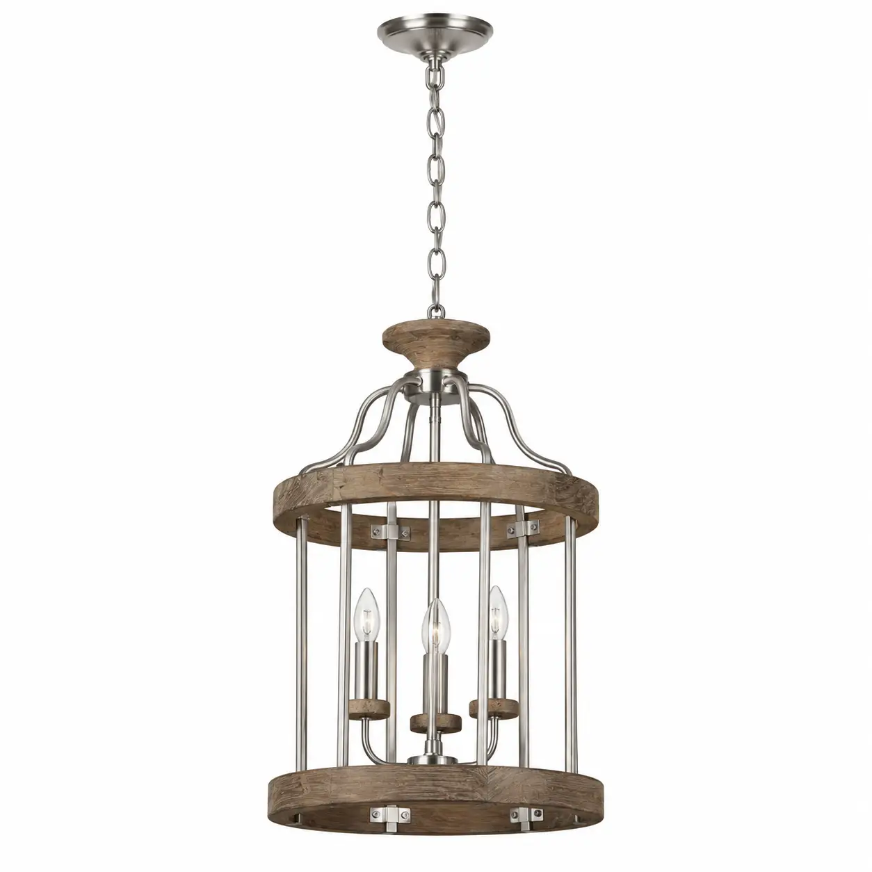 Farmhouse-Loft-3-Light-Weathered-Wood-Brushed-Nickel-Pendant-1 Farmhouse-Loft-3-Light-Weathered-Wood-Brushed-Nickel-Pendant-1