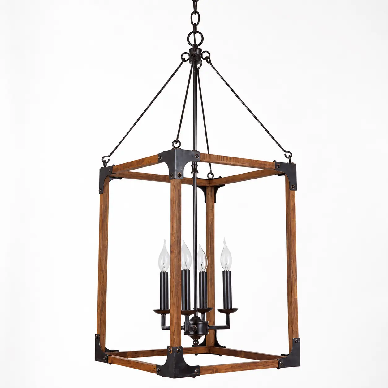Farmhouse-Loft-Wood-Metal-Open-Cage-Pendant-1 Farmhouse-Loft-Wood-Metal-Open-Cage-Pendant-1