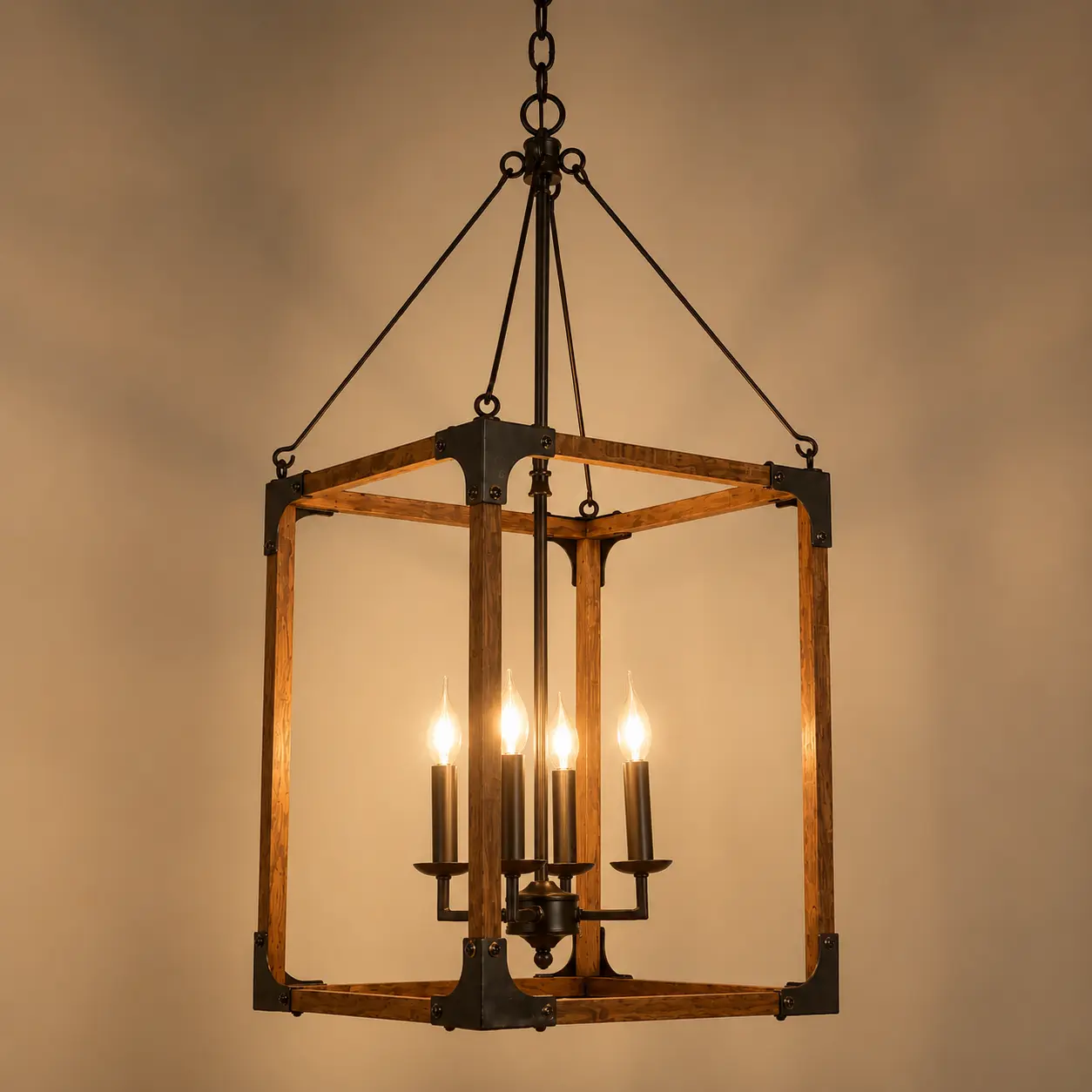 Farmhouse-Loft-Wood-Metal-Open-Cage-Pendant-3 Farmhouse-Loft-Wood-Metal-Open-Cage-Pendant-3
