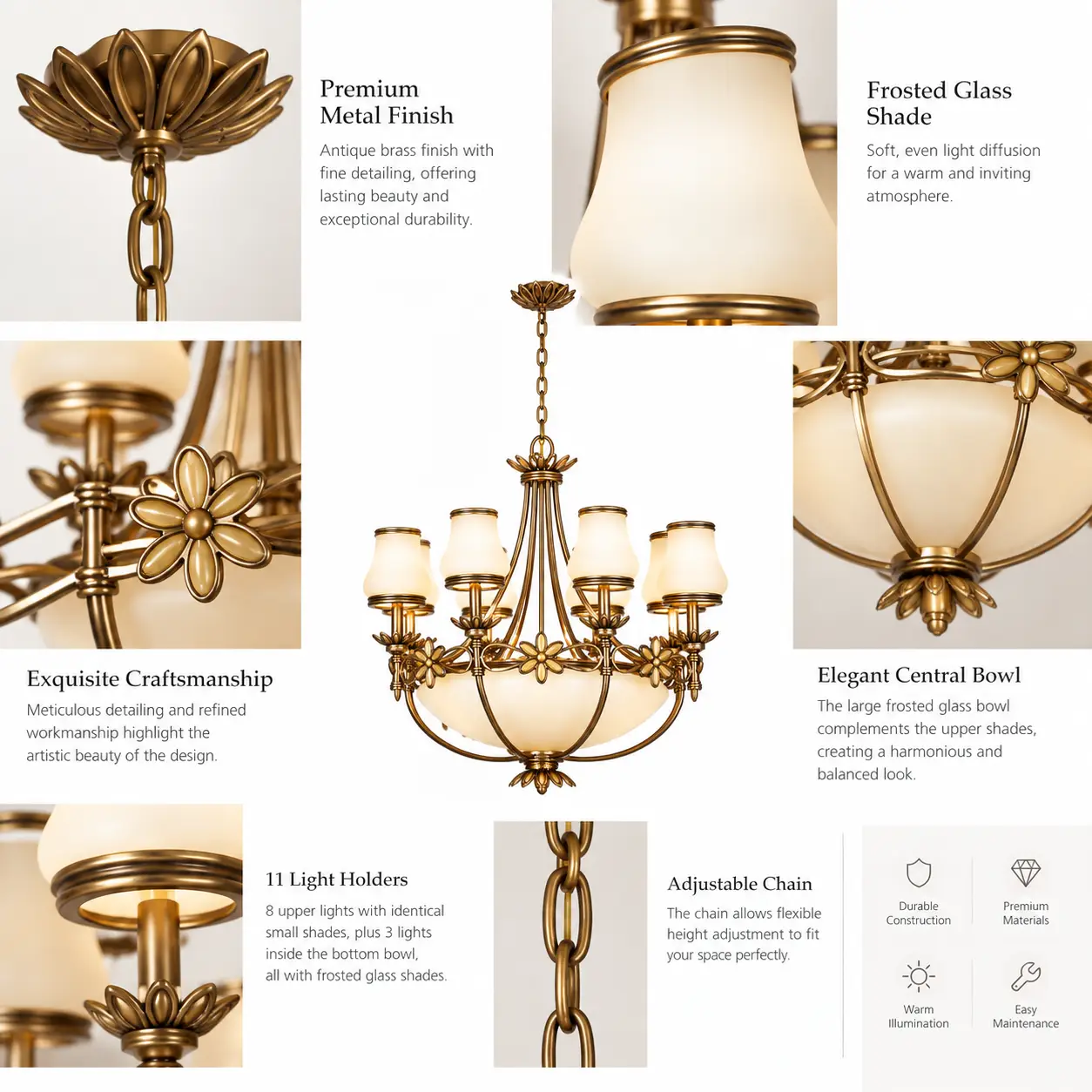 Florentina-11-Light-Chandelier-in-Antique-Brass-with-Amber-Glass-Shades-2 Florentina-11-Light-Chandelier-in-Antique-Brass-with-Amber-Glass-Shades-2