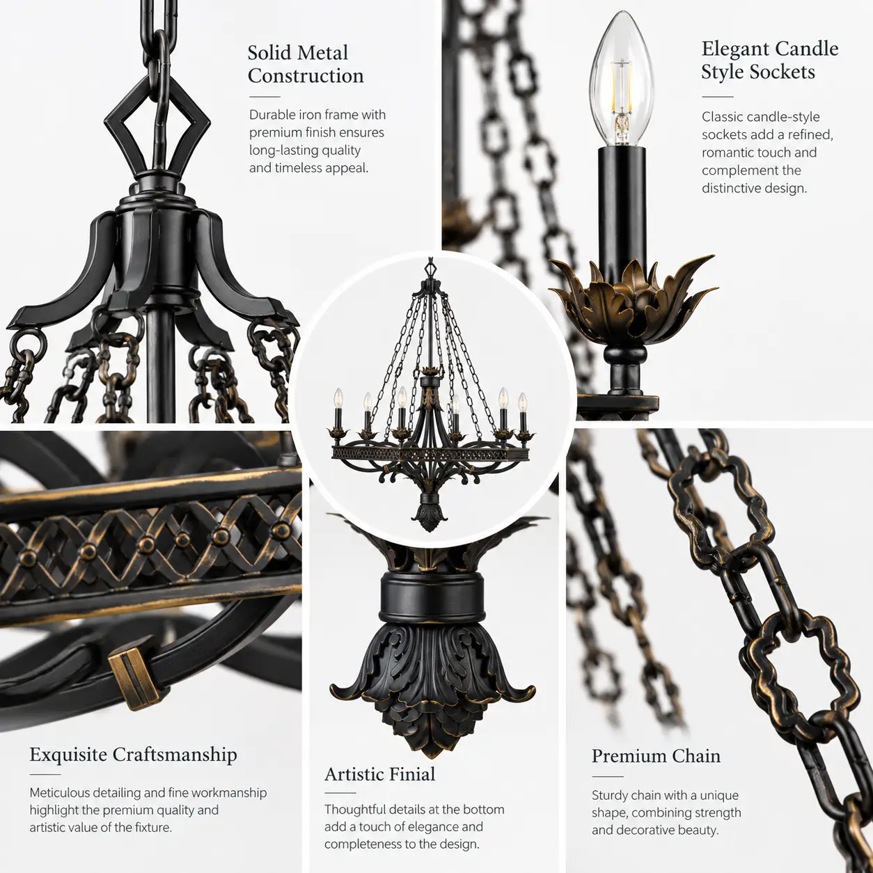 Forerunner-Industrial-Loft-6-Light-Chandelier-2 Forerunner-Industrial-Loft-6-Light-Chandelier-2