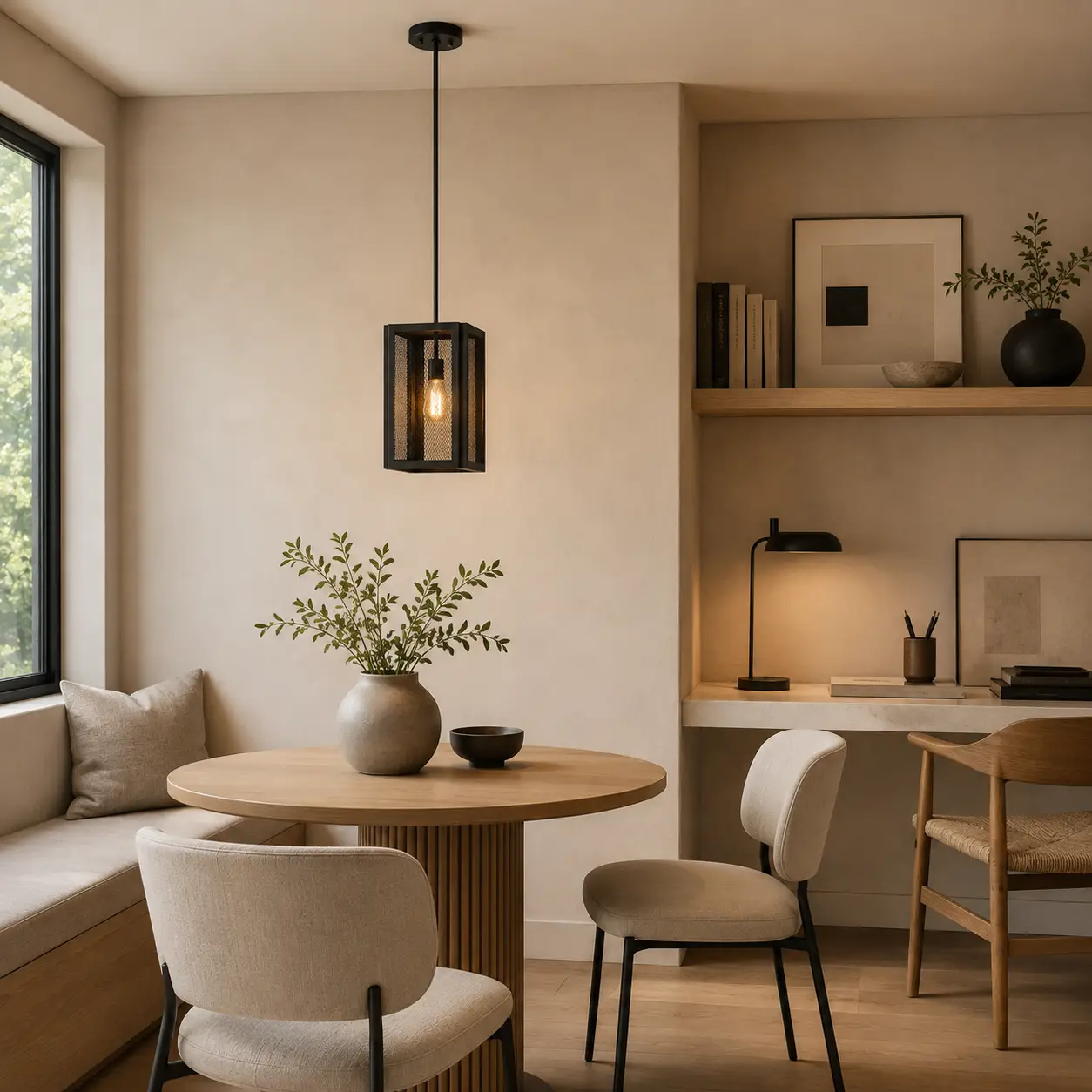 3D INTERIOR RENDER: CONTEMPORARY MINIMAL / MODERN FARMHOUSE