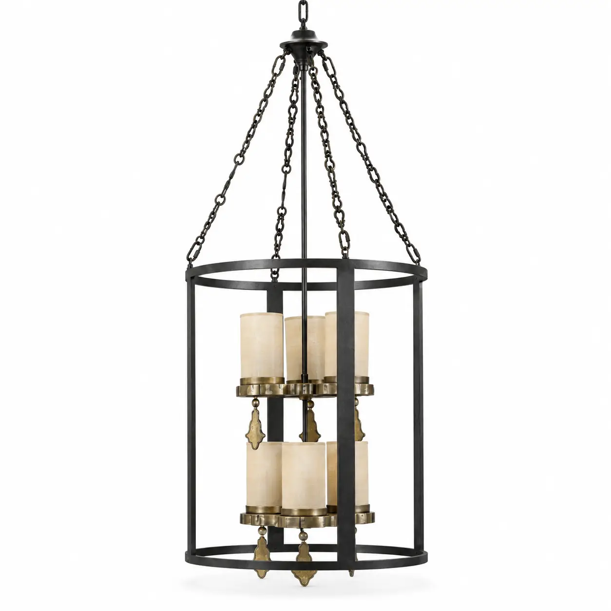 Forge-Flame-2-Tier-6-Light-Lantern-Chandelier-1 Forge-Flame-2-Tier-6-Light-Lantern-Chandelier-1