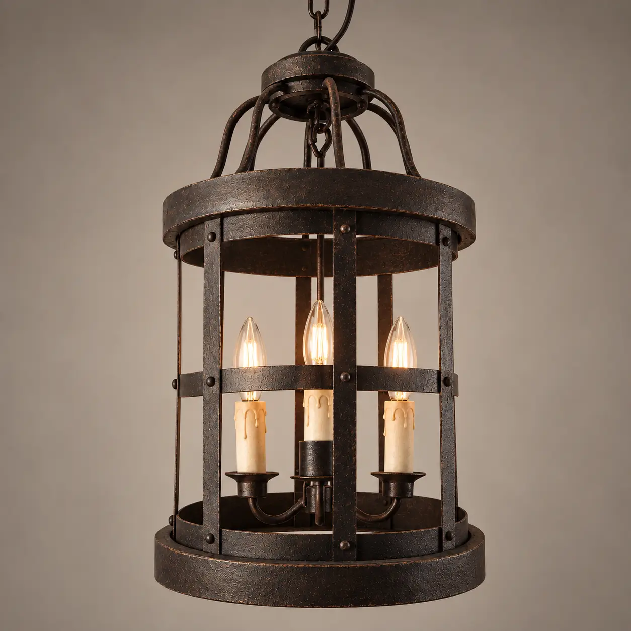 Forged-Foundry-3-Light-Rustic-Iron-Cage-Pendant-3 Forged-Foundry-3-Light-Rustic-Iron-Cage-Pendant-3