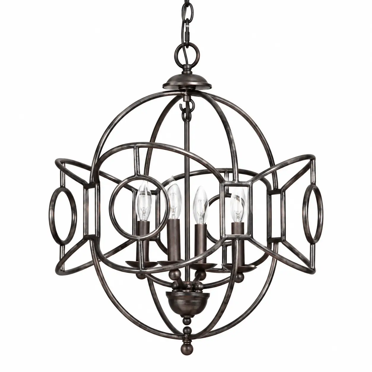 Geometric-Globe-Industrial-Chic-4-Light-Orb-Pendant-1 Geometric-Globe-Industrial-Chic-4-Light-Orb-Pendant-1