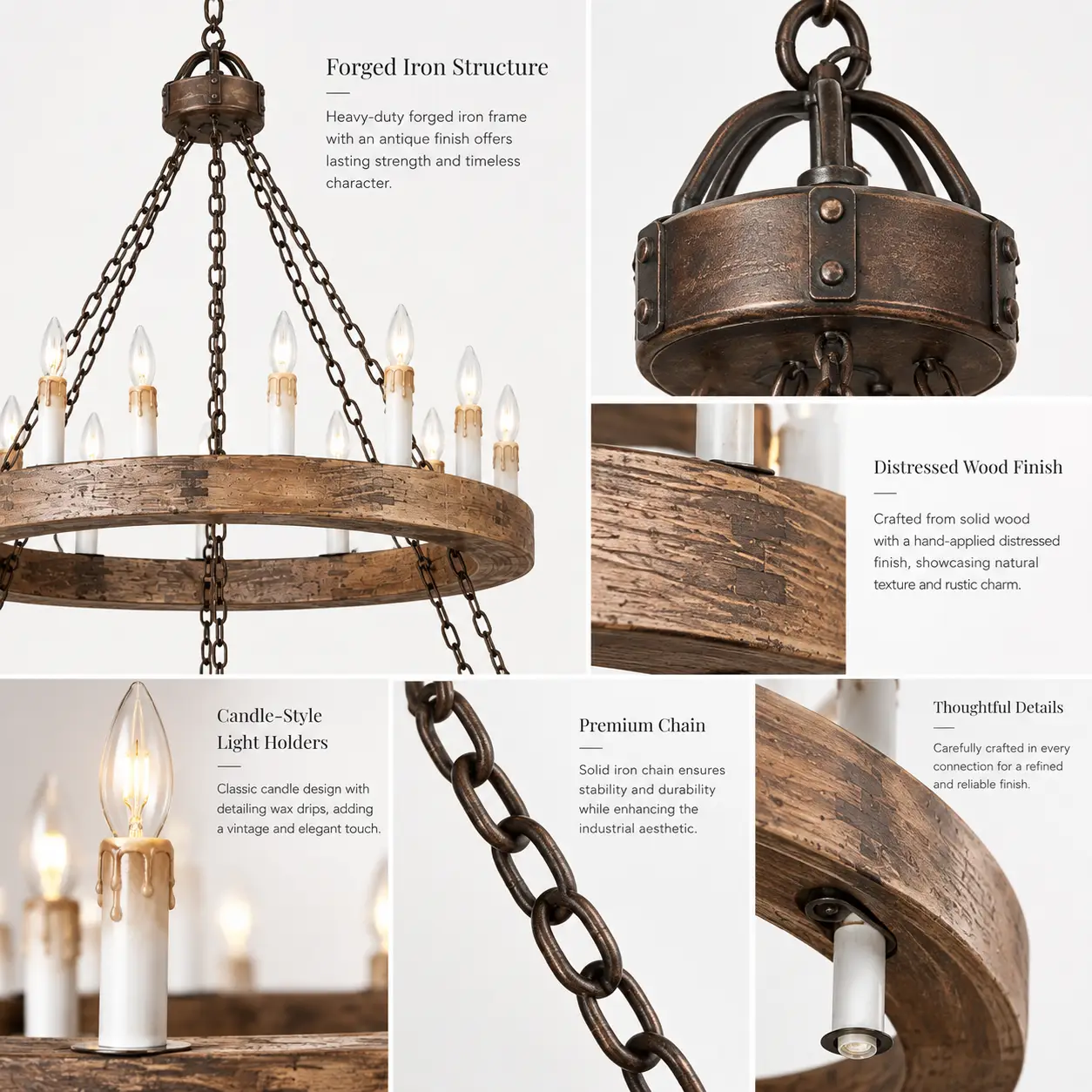 Grand-Manor-36-Light-Two-Tier-Distressed-Wood-Forged-Iron-Chandelier-2 Grand-Manor-36-Light-Two-Tier-Distressed-Wood-Forged-Iron-Chandelier-2