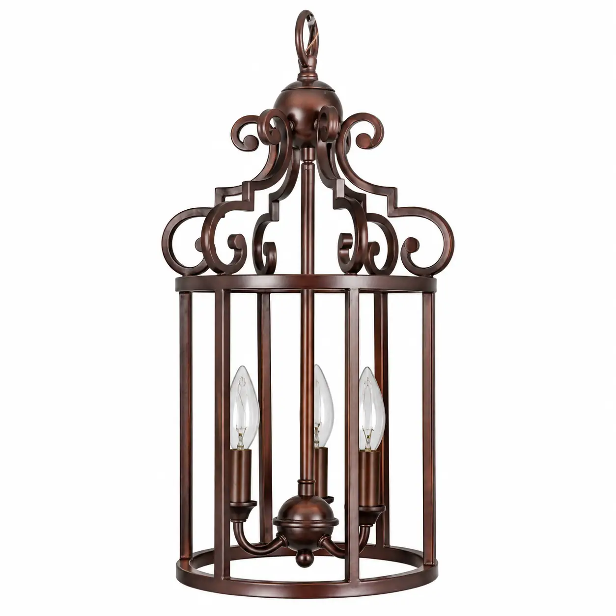 Hand-Rubbed-Bronze-3-Light-Lantern-Pendant-1 Hand-Rubbed-Bronze-3-Light-Lantern-Pendant-1