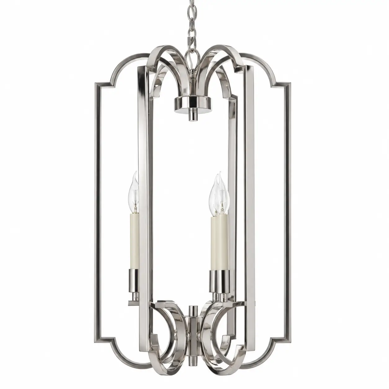 Harmonic-Arch-Polished-Nickel-3-Light-Geometric-Pendant-1 Harmonic-Arch-Polished-Nickel-3-Light-Geometric-Pendant-1
