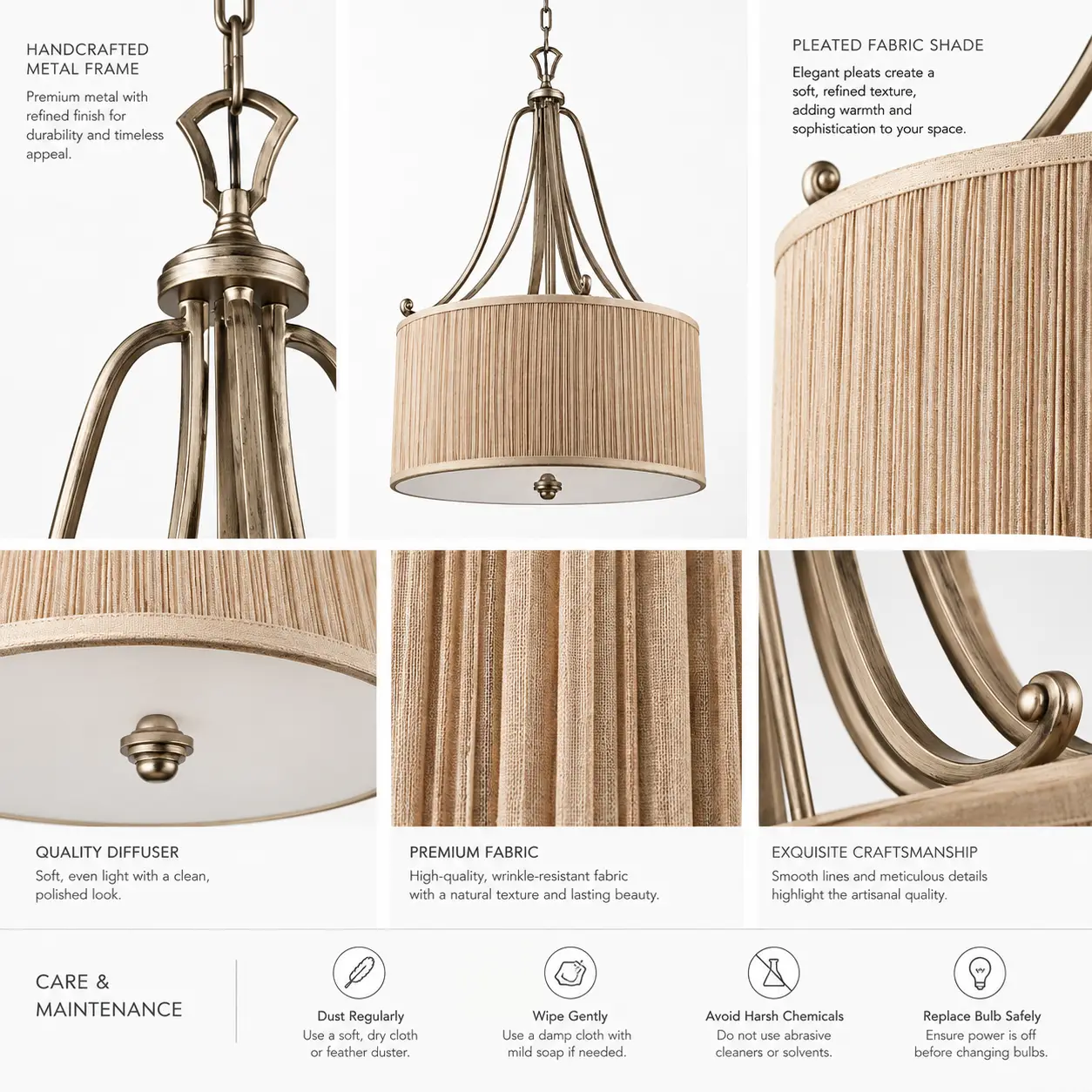 Harmonious-Pleat-3-Light-Drum-Pendant-2 Harmonious-Pleat-3-Light-Drum-Pendant-2