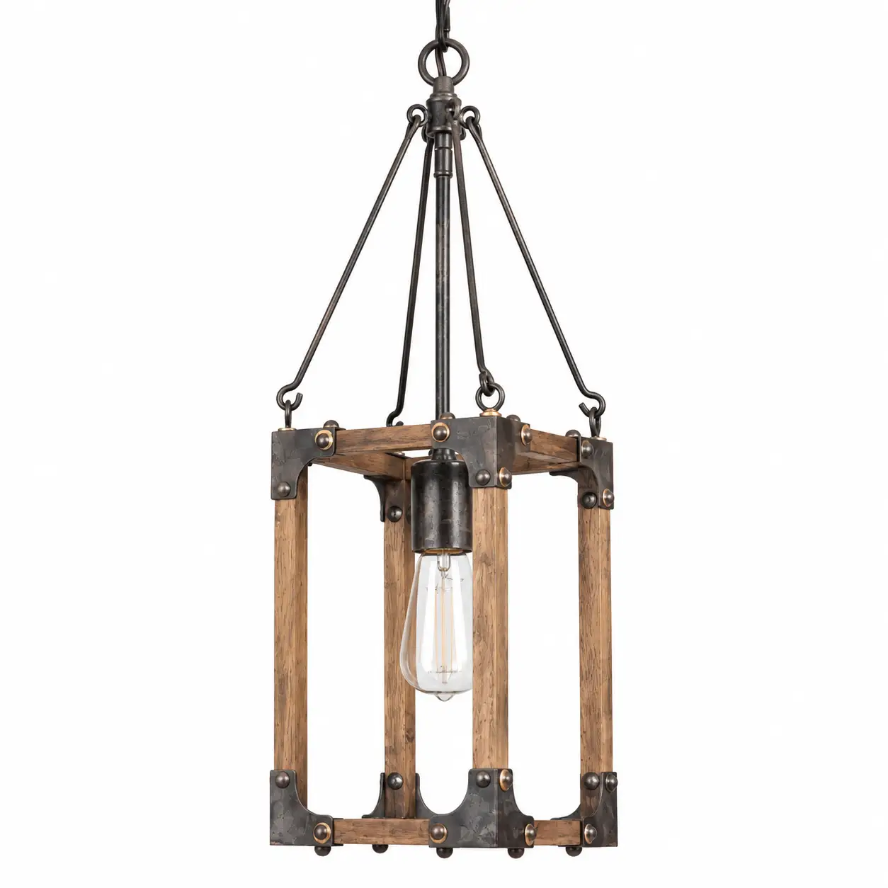 Heritage-Forged-1-Light-Rustic-Wood-Iron-Lantern-Pendant-1 Heritage-Forged-1-Light-Rustic-Wood-Iron-Lantern-Pendant-1