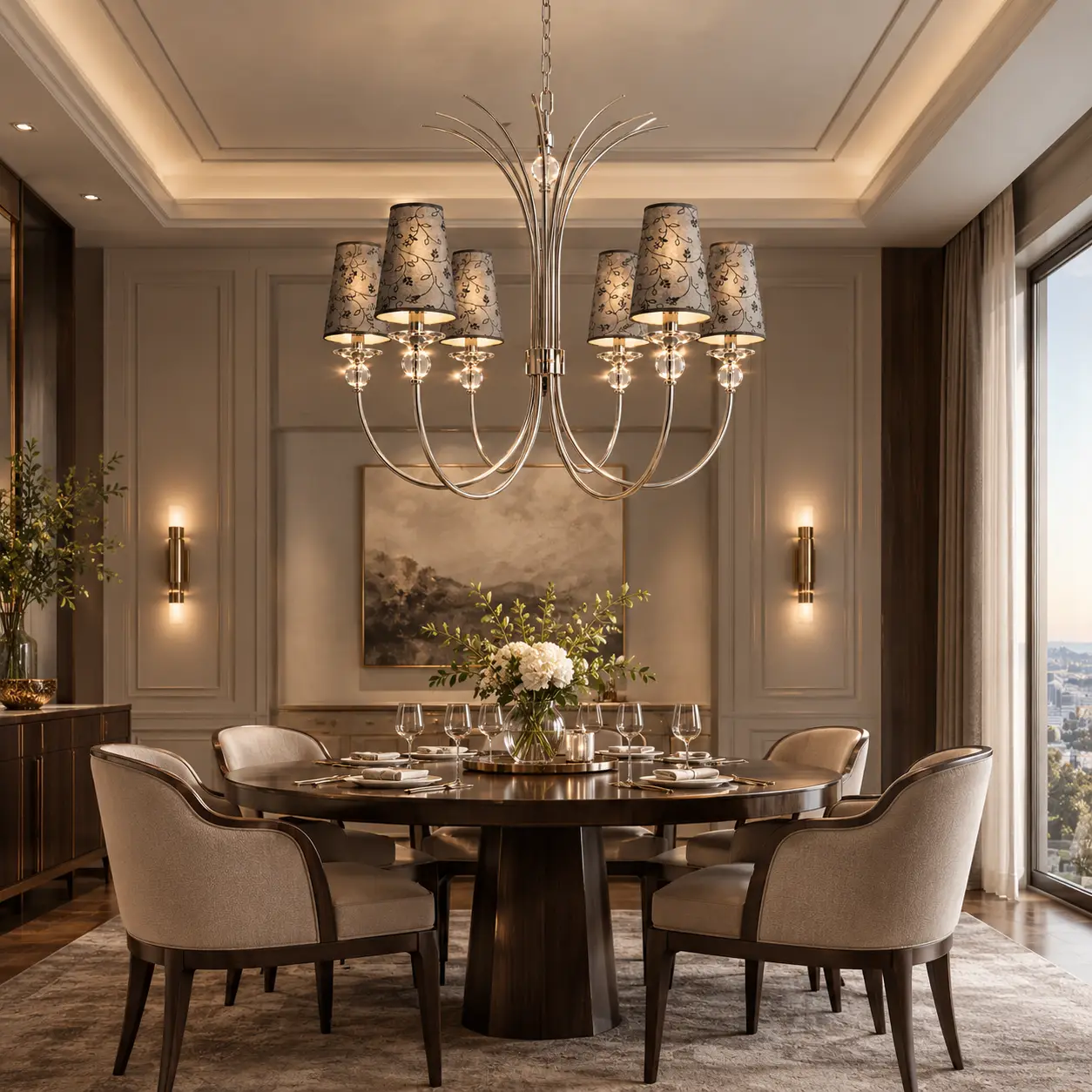 Lace-Bloom-6-Light-Contemporary-Chandelier-Transitional-Elegance-Hospitality Lace-Bloom-6-Light-Contemporary-Chandelier-Transitional-Elegance-Hospitality