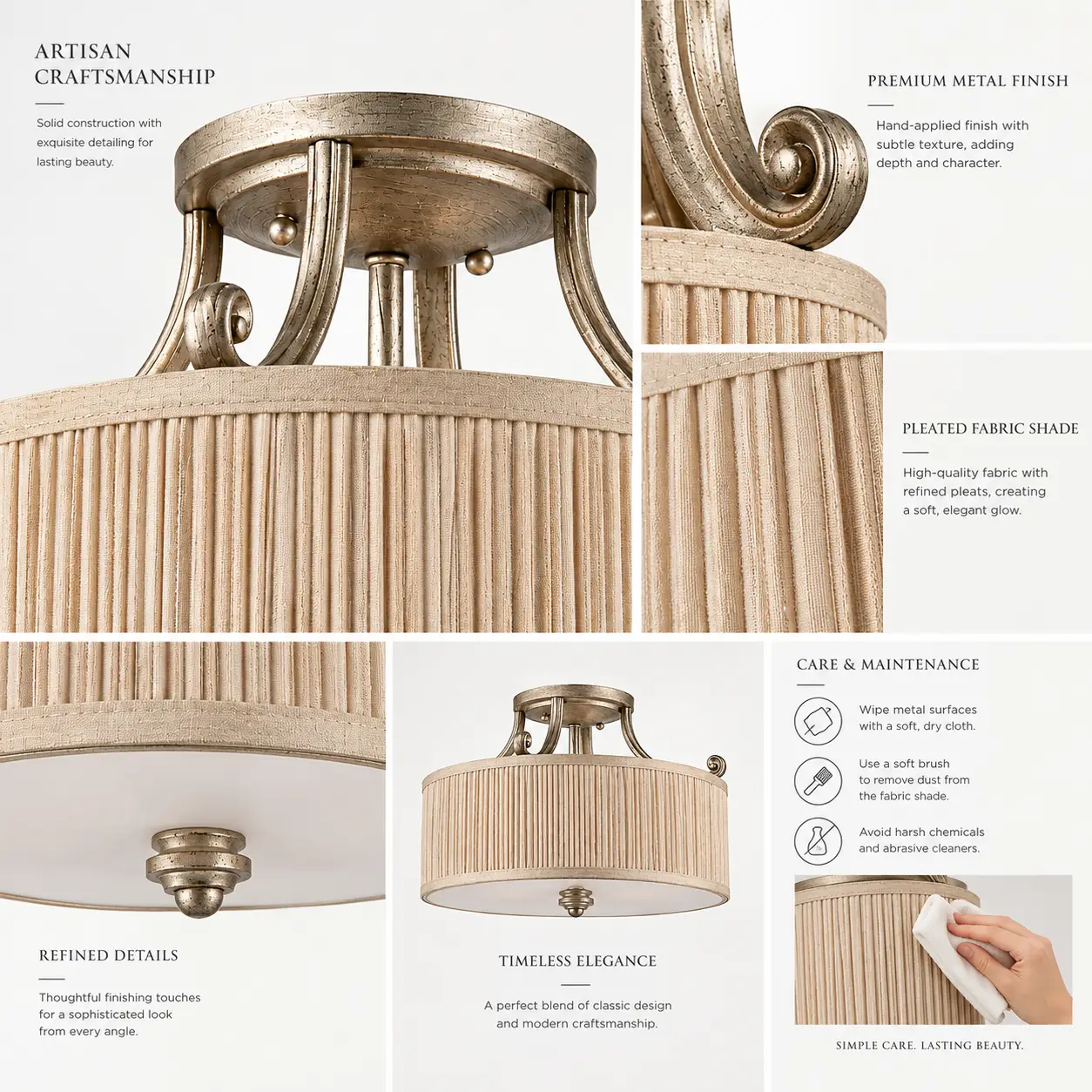 Lumiere-Pleat-3-Light-Semi-Flush-Mount-Pendant-2 Lumiere-Pleat-3-Light-Semi-Flush-Mount-Pendant-2
