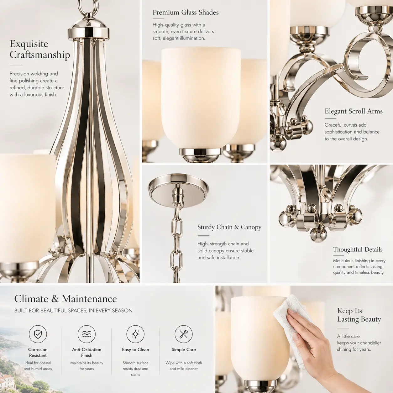 Lumina-Moderno-6-Light-Chandelier-2 Lumina-Moderno-6-Light-Chandelier-2